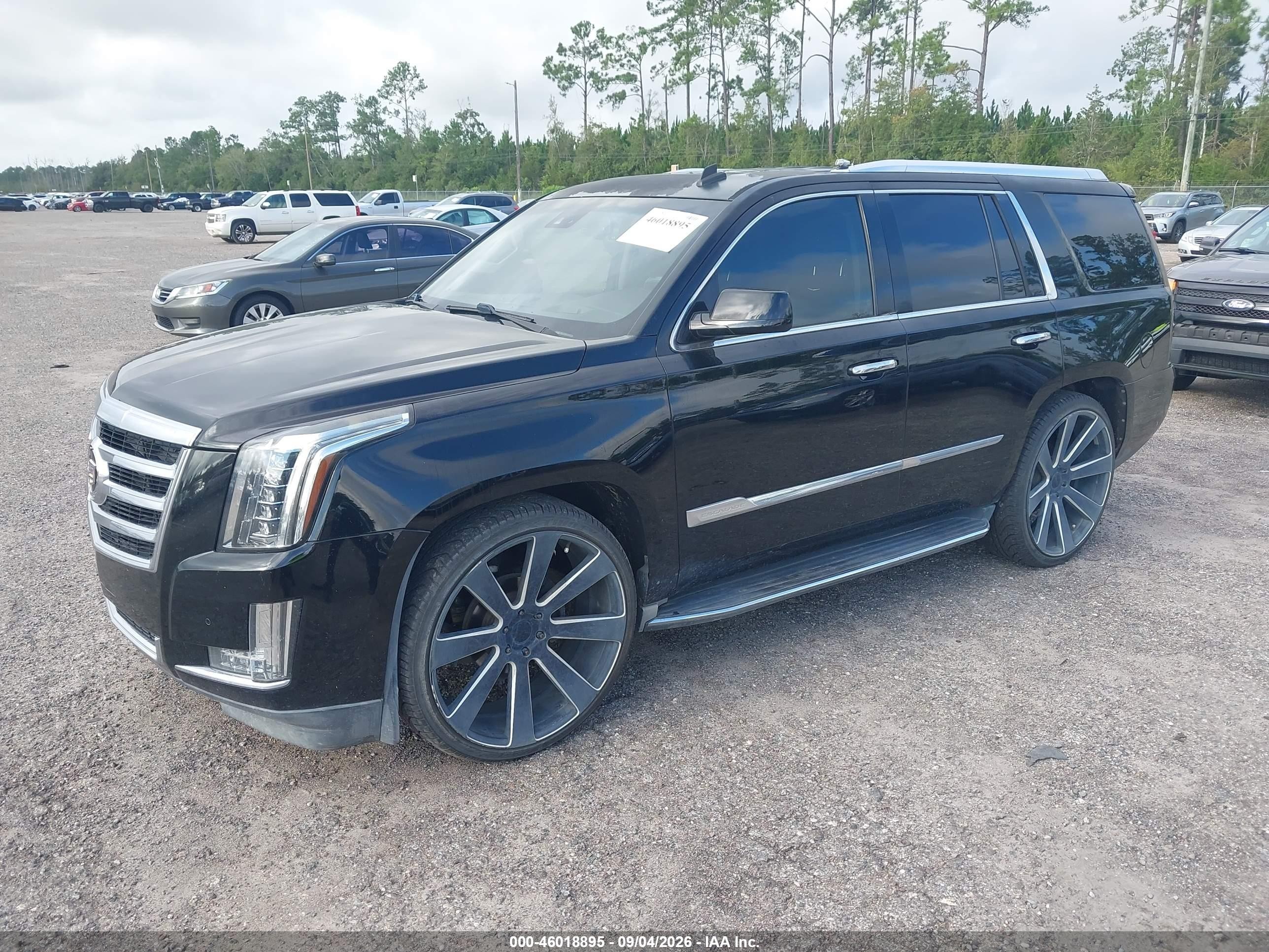 2015 Cadillac Escalade Luxury Black vin: 1GYS3BKJ2FR211345