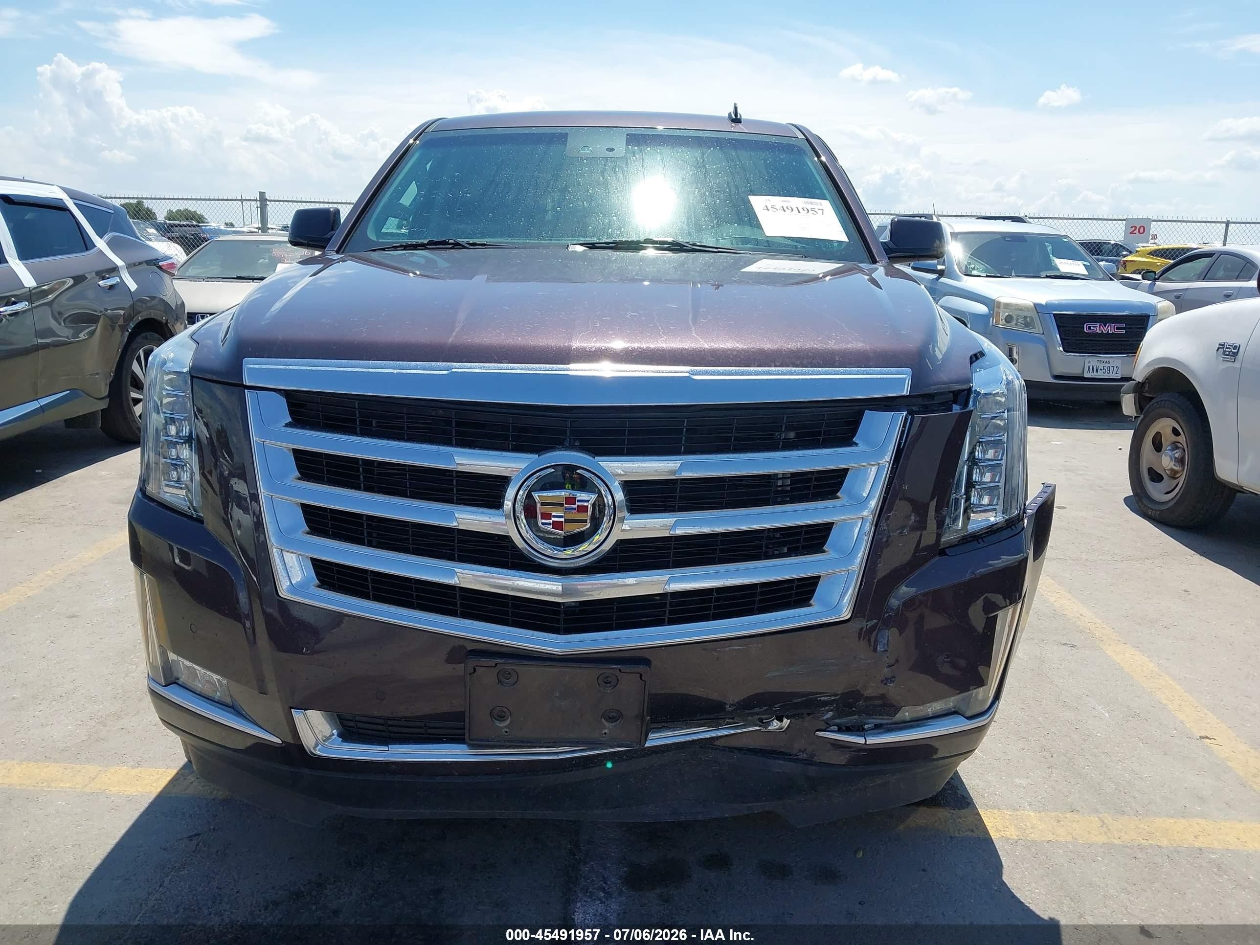 2015 Cadillac Escalade Luxury Фиолетовый vin: 1GYS3BKJ2FR243860