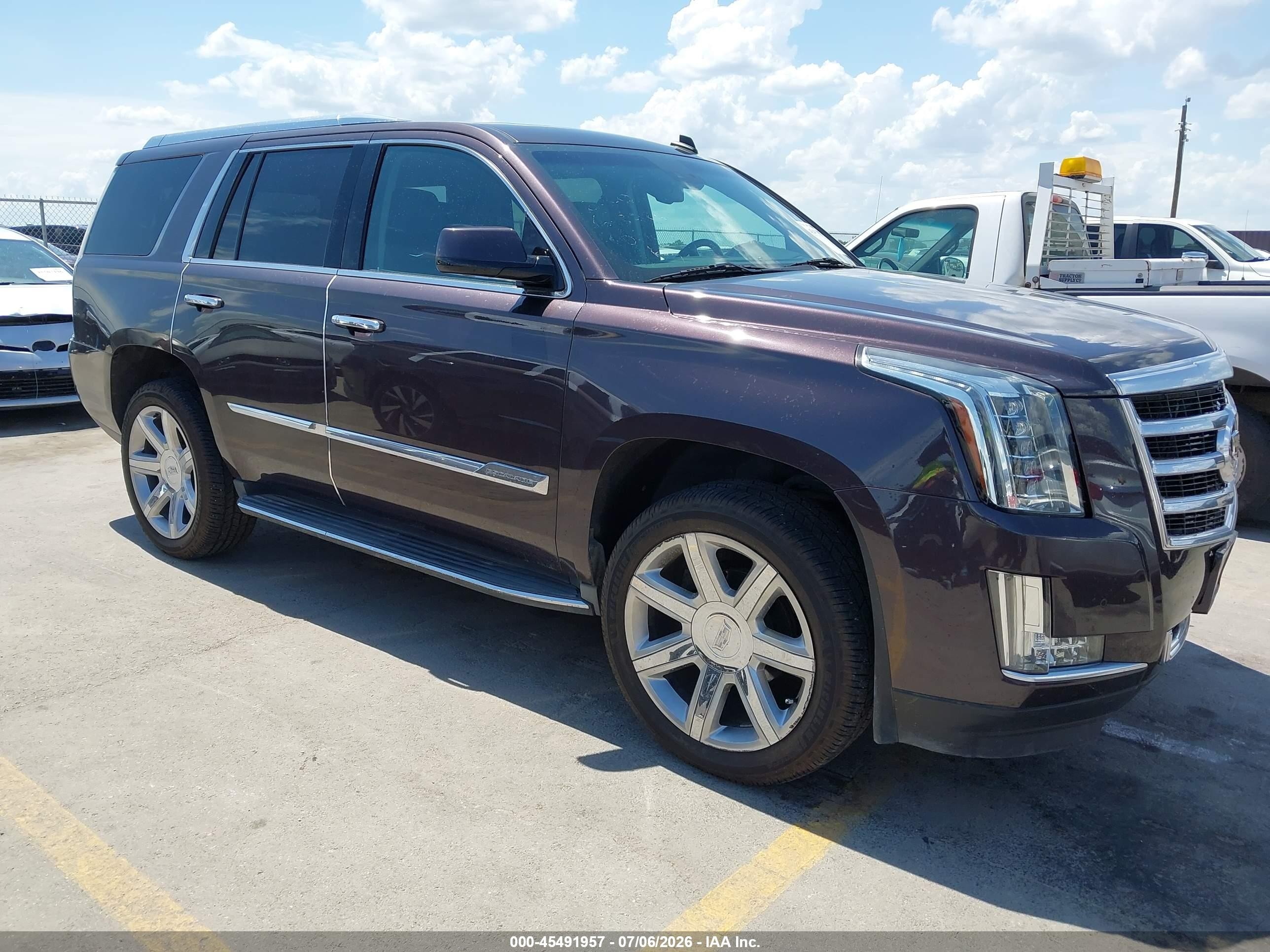 2015 Cadillac Escalade Luxury Фиолетовый vin: 1GYS3BKJ2FR243860