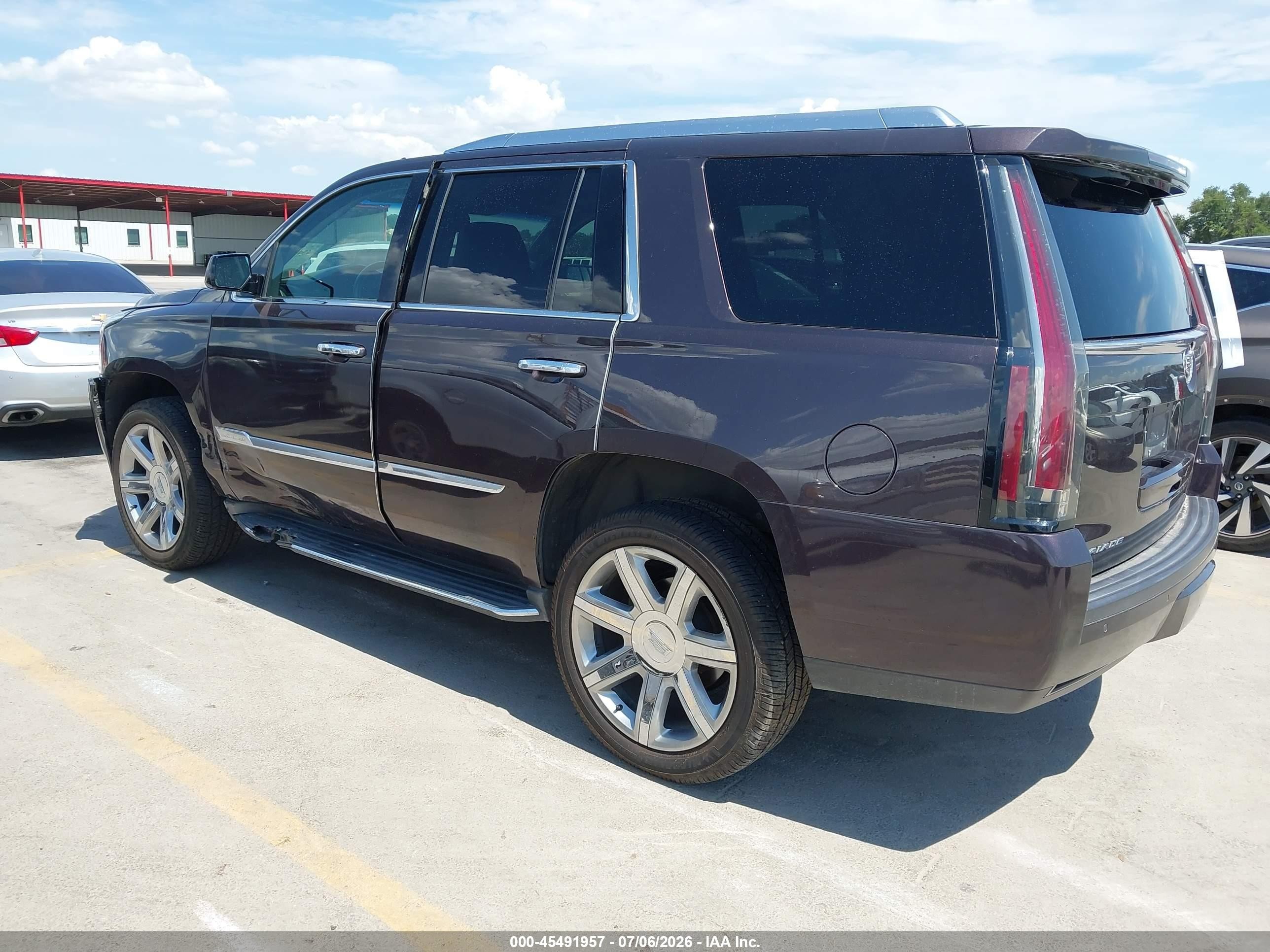 2015 Cadillac Escalade Luxury Фиолетовый vin: 1GYS3BKJ2FR243860