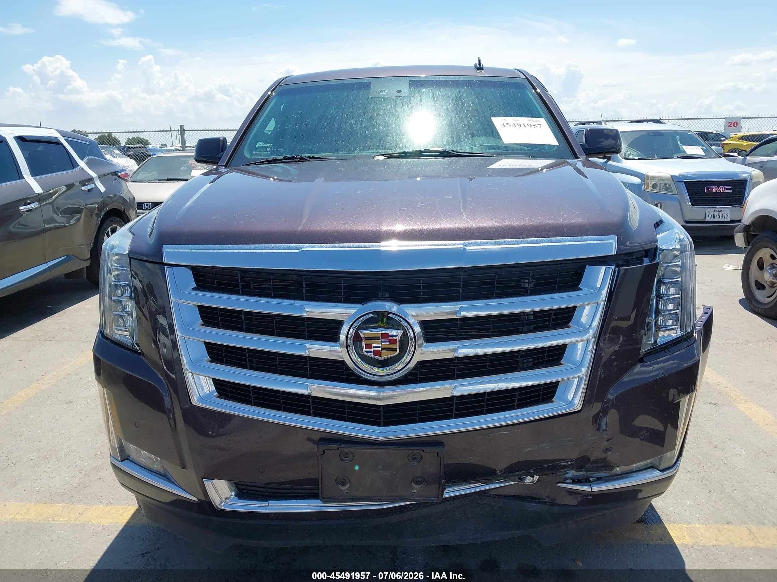 2015 Cadillac Escalade Luxury Фиолетовый vin: 1GYS3BKJ2FR243860