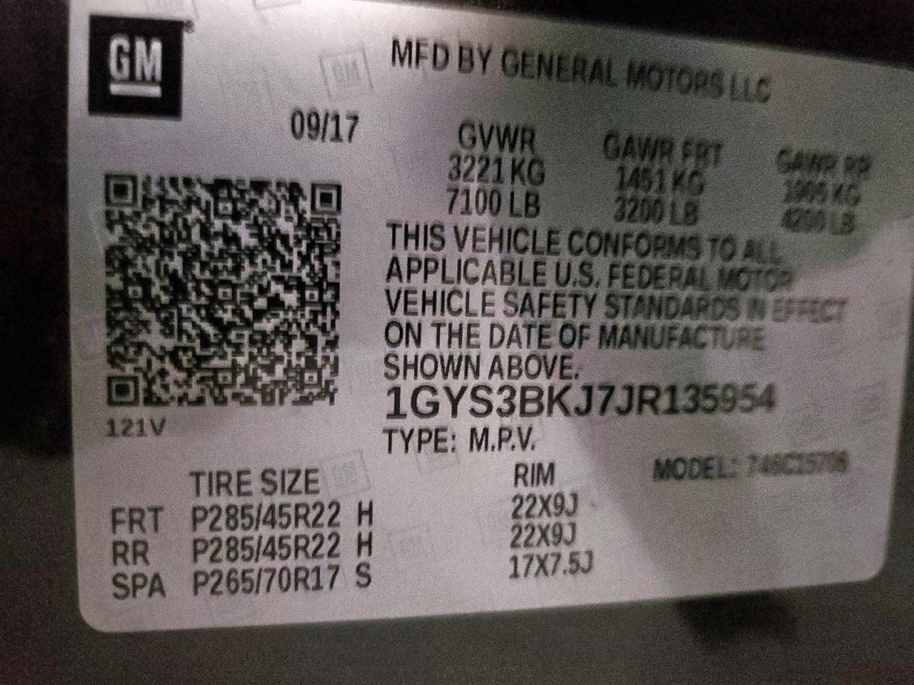 2018 Cadillac Escalade Luxury Черный vin: 1GYS3BKJ7JR135954