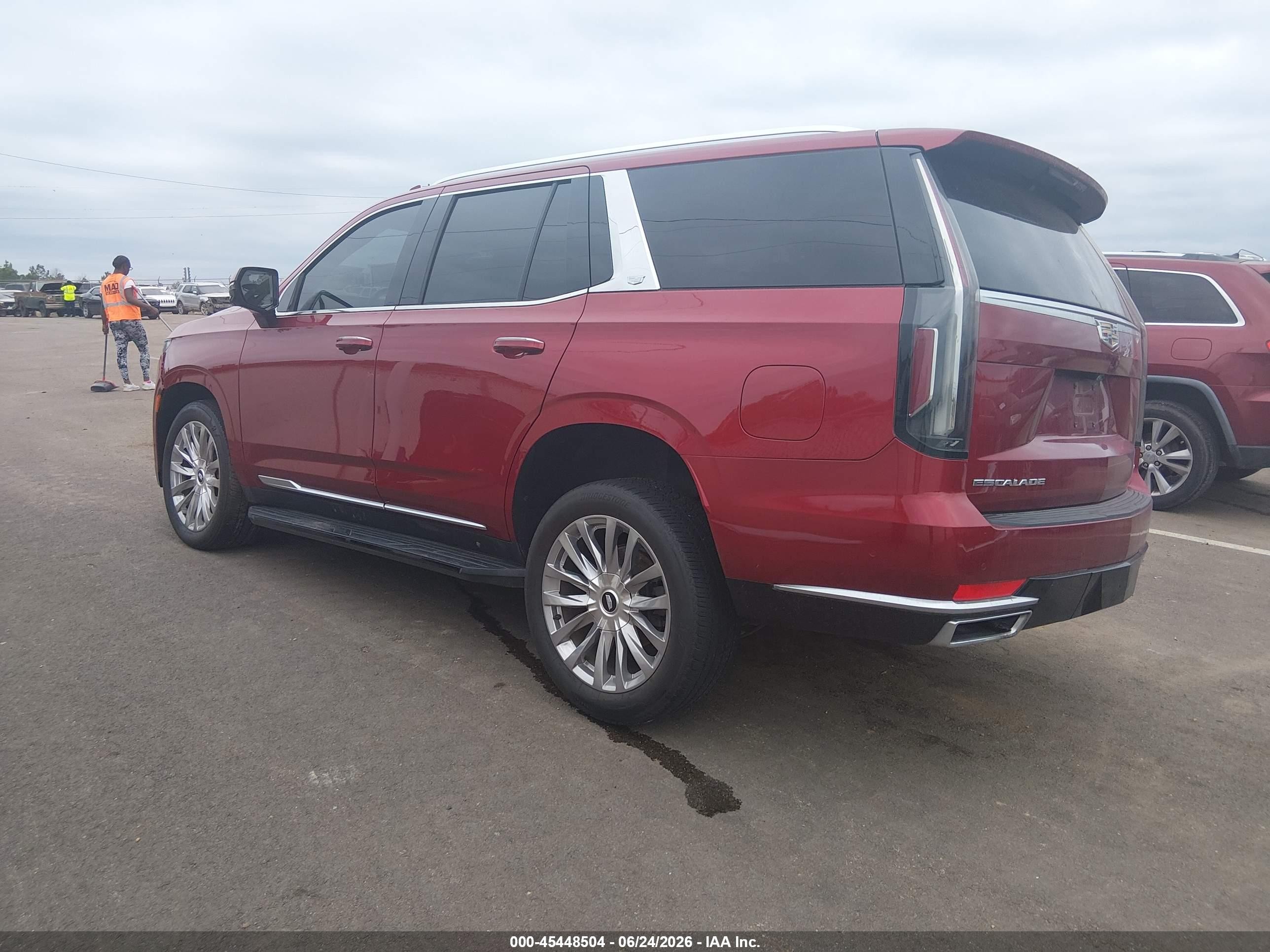 2021 Cadillac Escalade 2wd Premium Luxury Красный vin: 1GYS3BKLXMR362819