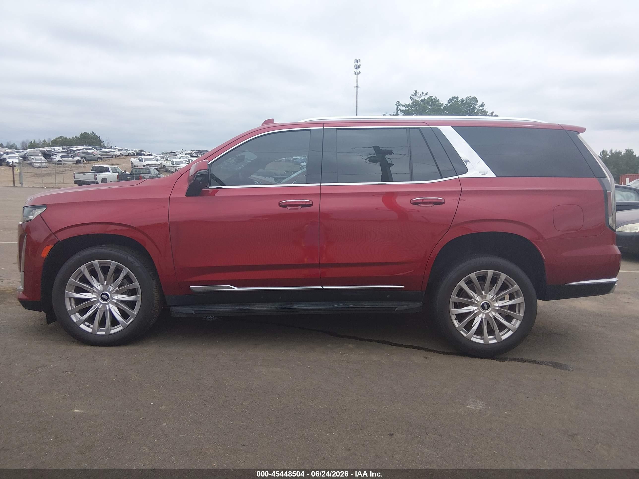 2021 Cadillac Escalade 2wd Premium Luxury Красный vin: 1GYS3BKLXMR362819