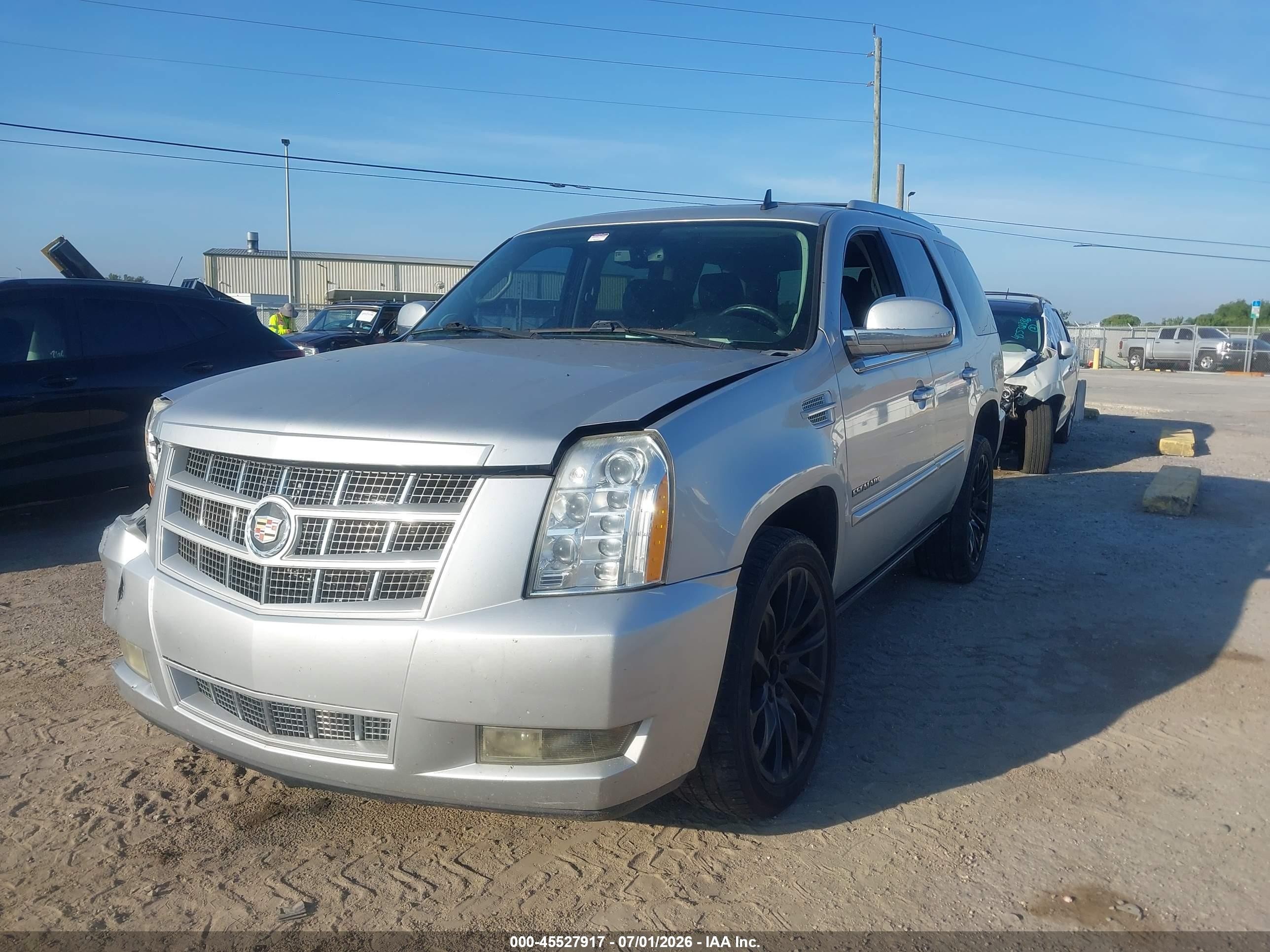 2012 Cadillac Escalade Premium Silver vin: 1GYS3CEFXCR250595