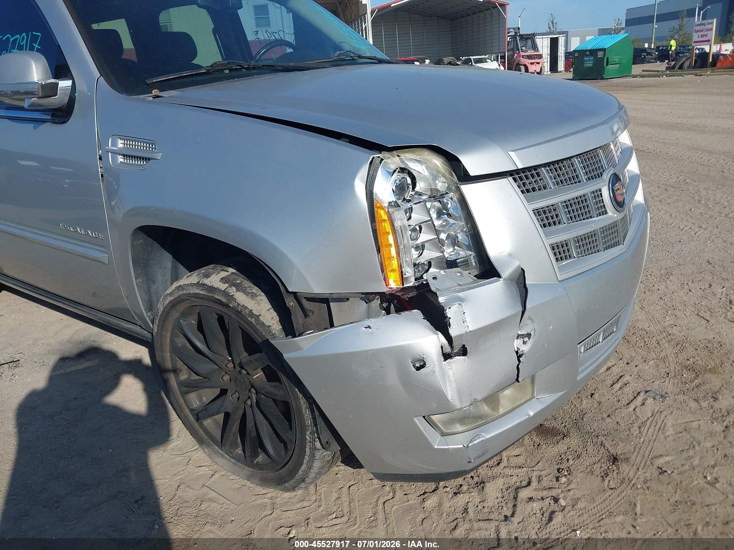 2012 Cadillac Escalade Premium Silver vin: 1GYS3CEFXCR250595