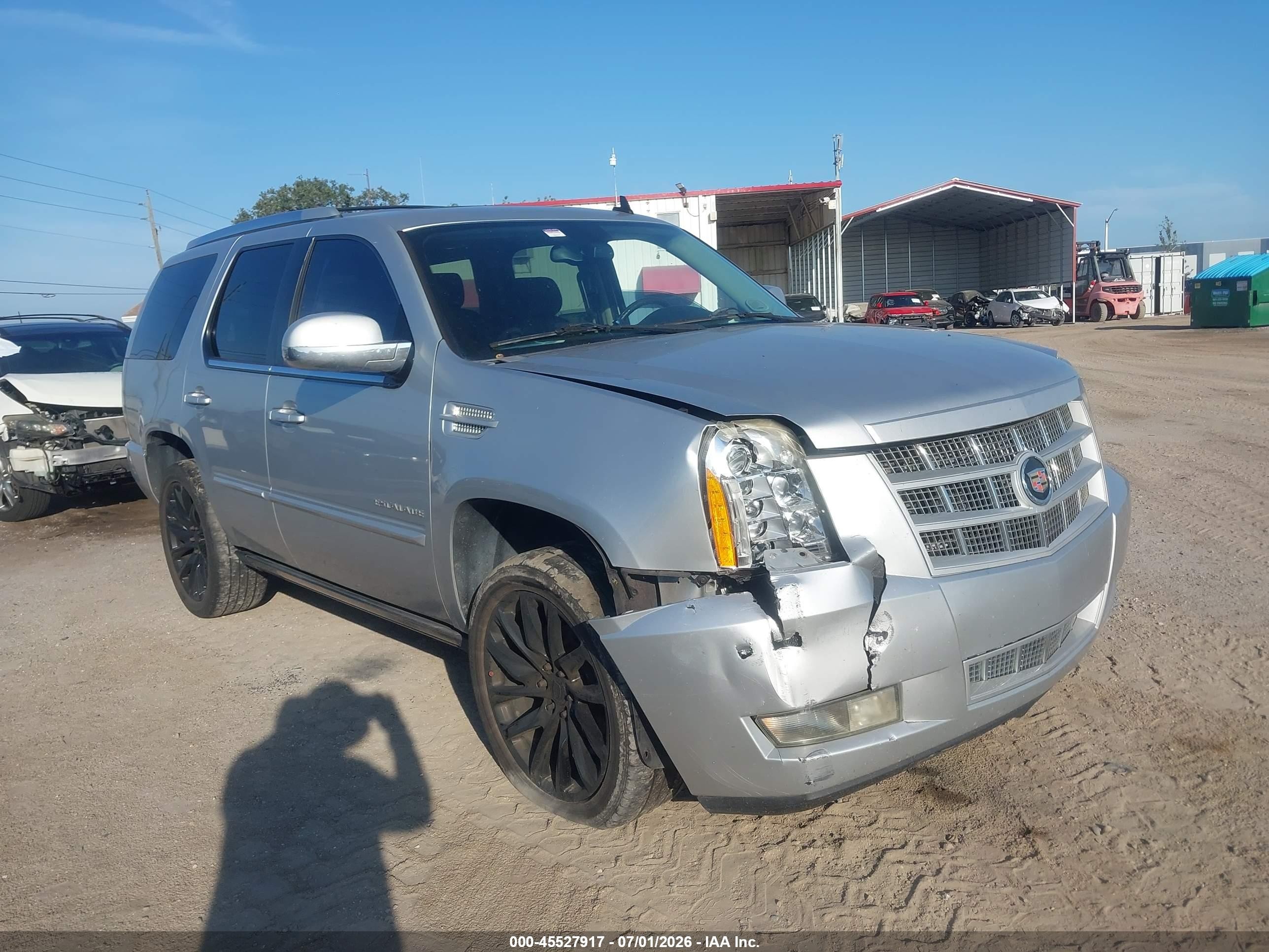 2012 Cadillac Escalade Premium Silver vin: 1GYS3CEFXCR250595