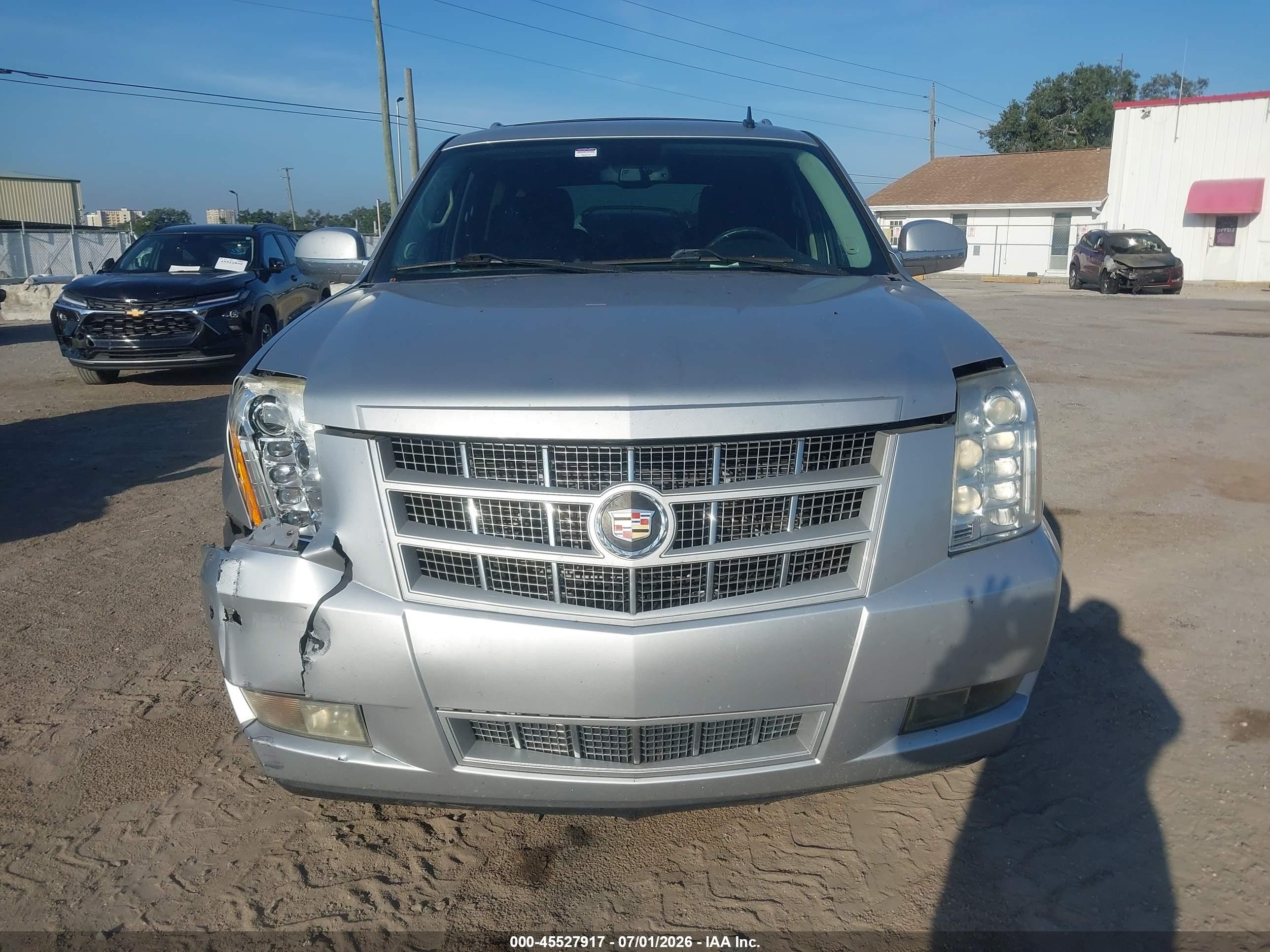 2012 Cadillac Escalade Premium Silver vin: 1GYS3CEFXCR250595