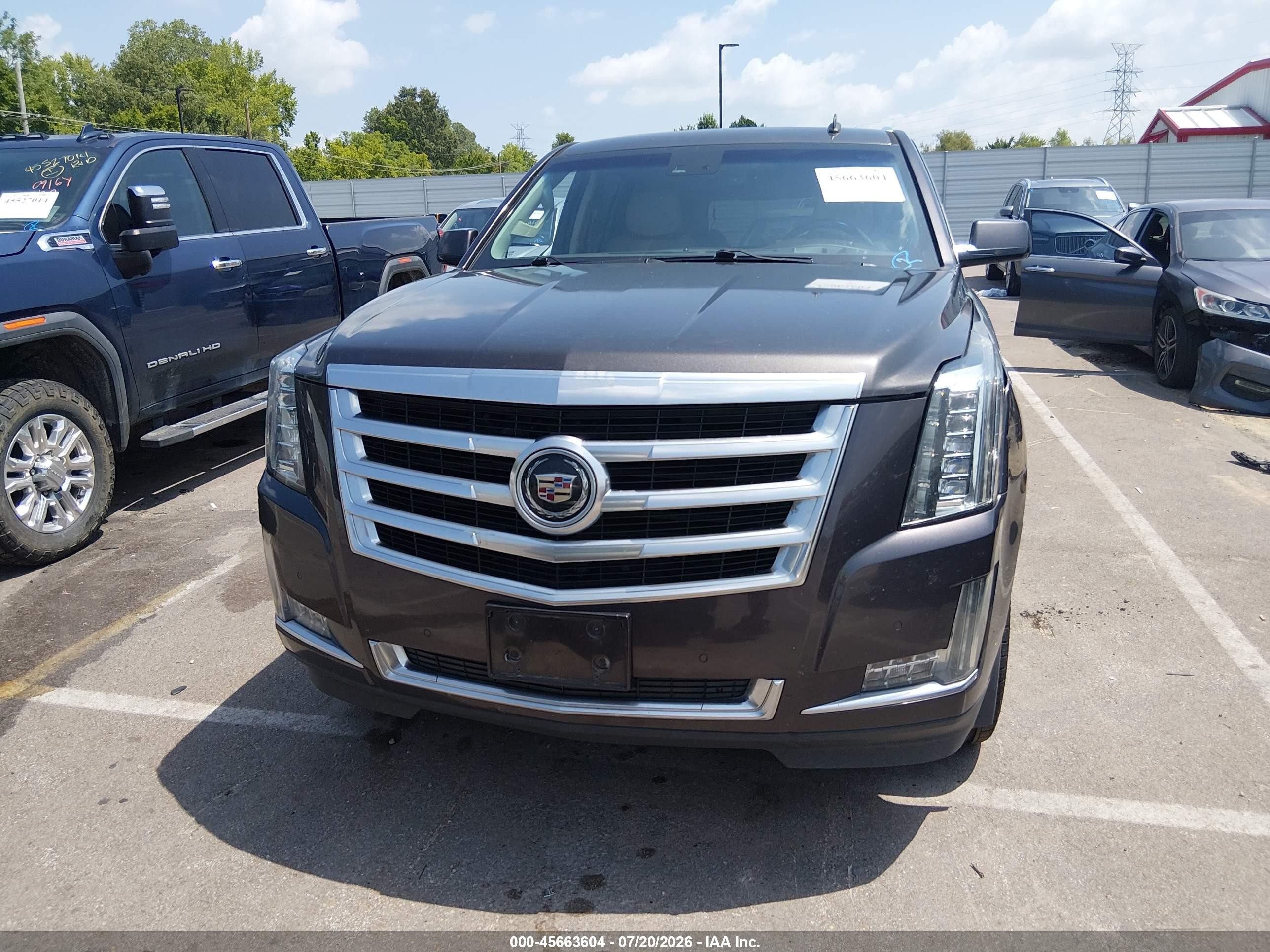 2015 Cadillac Escalade Premium Brown vin: 1GYS3CKJ9FR269880