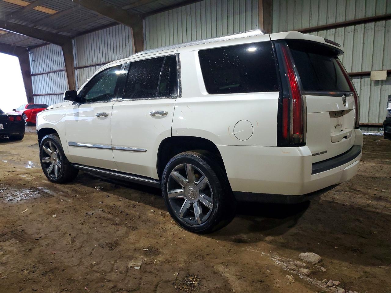 2015 Cadillac Escalade Premium White vin: 1GYS3CKJXFR207114