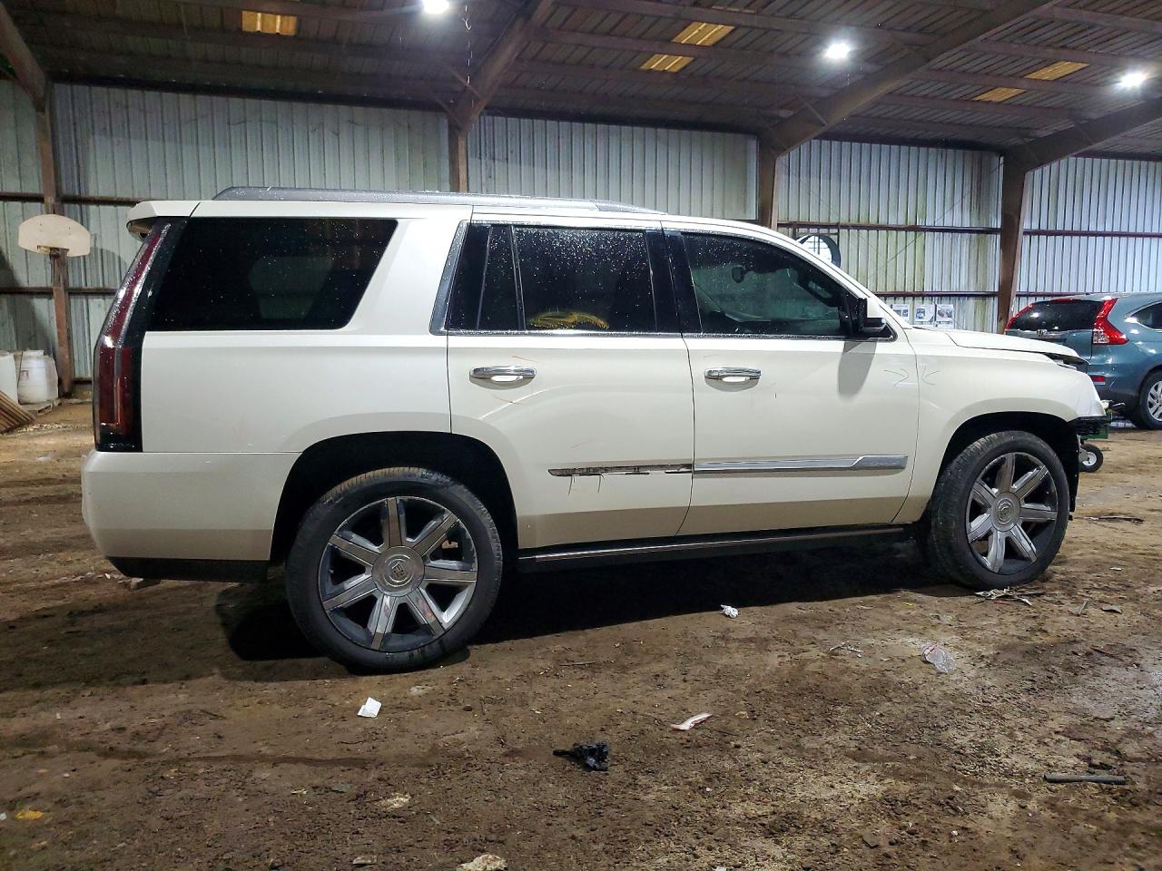 2015 Cadillac Escalade Premium White vin: 1GYS3CKJXFR207114