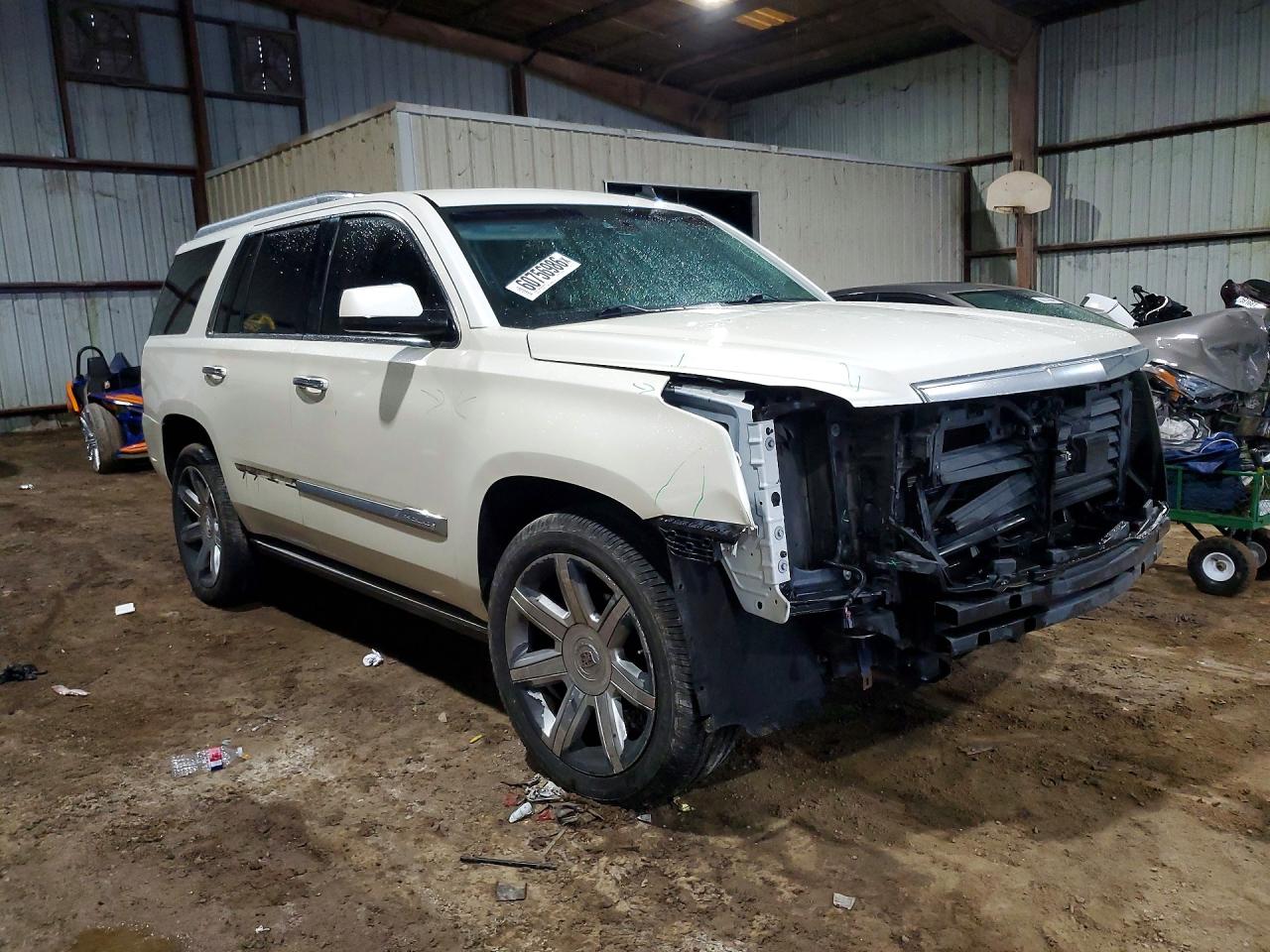 2015 Cadillac Escalade Premium White vin: 1GYS3CKJXFR207114