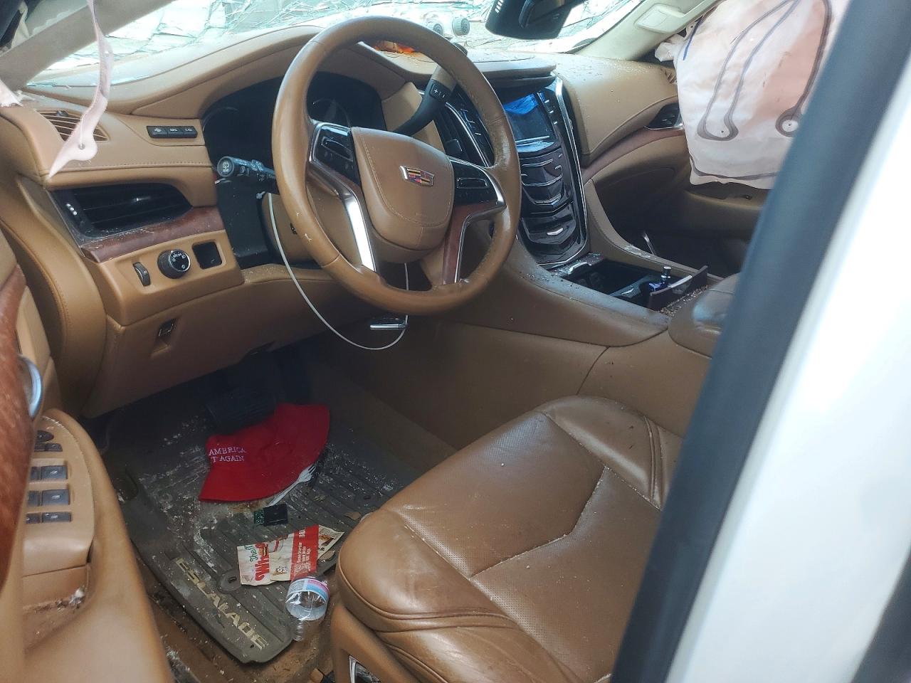 2016 Cadillac Escalade Platinum White vin: 1GYS3DKJ7GR242300