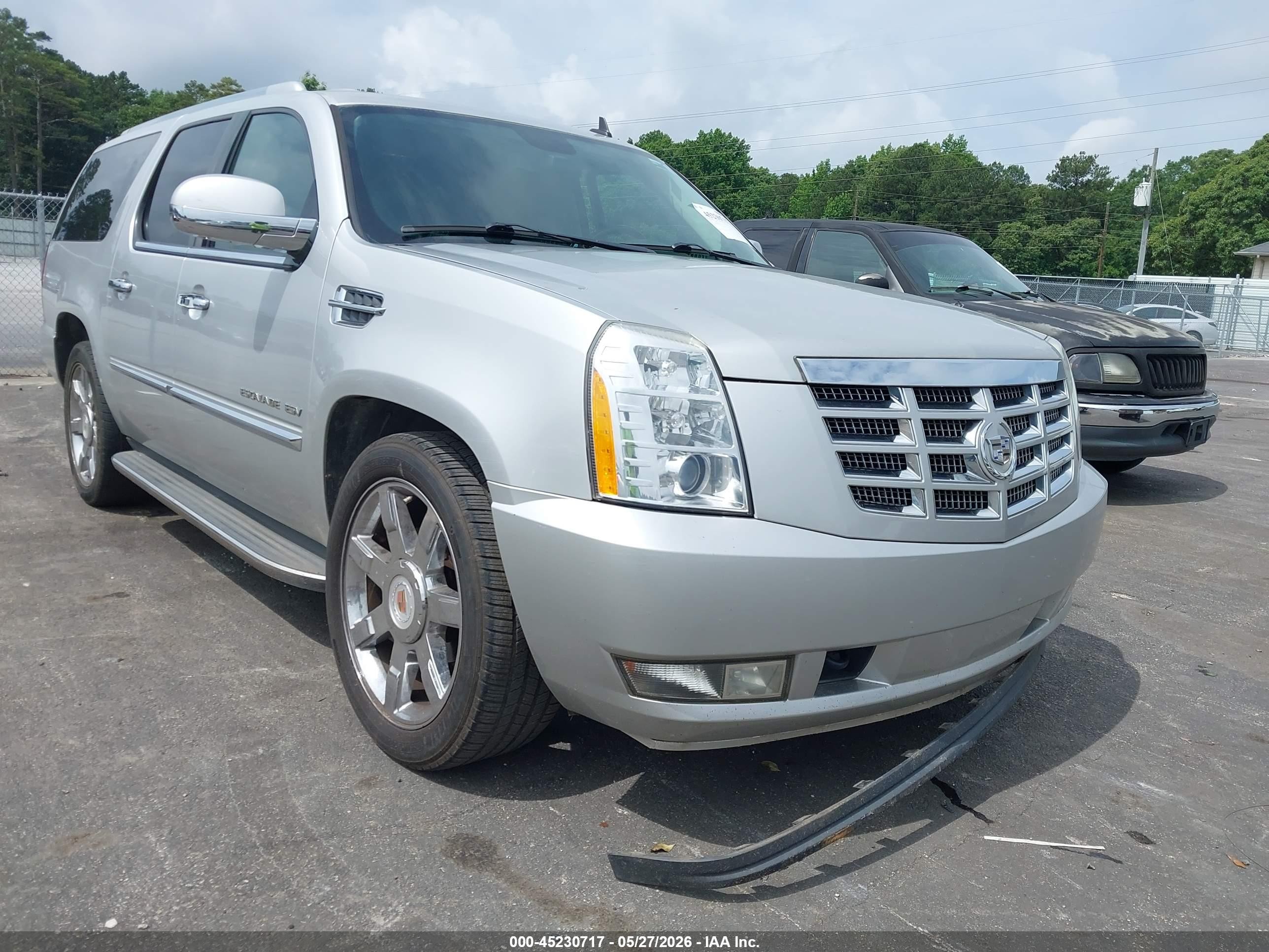 2011 Cadillac Escalade Esv Luxury Silver vin: 1GYS3HEF1BR192209