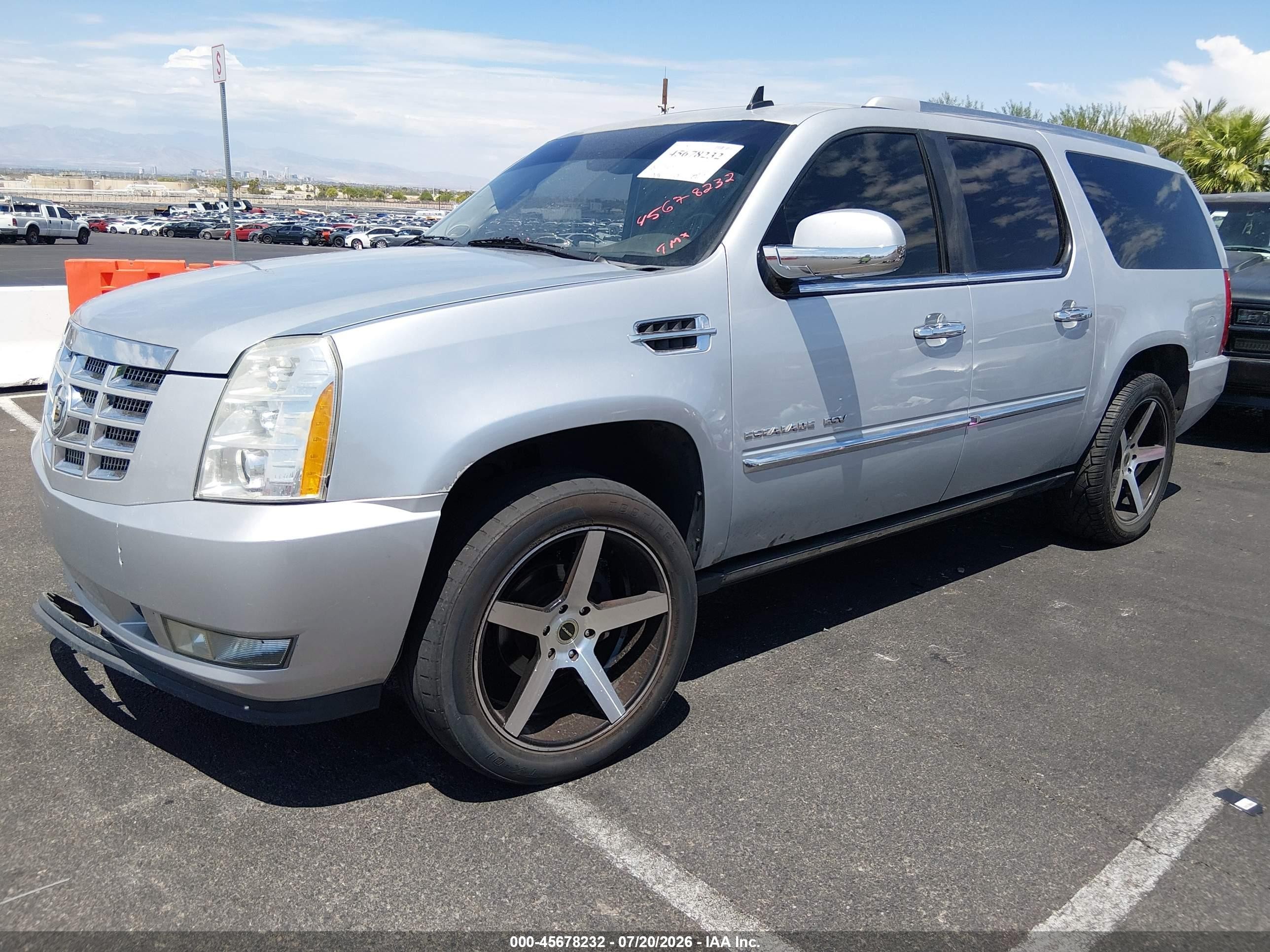 2012 Cadillac Escalade Esv Luxury Серебряный vin: 1GYS3HEFXCR205766