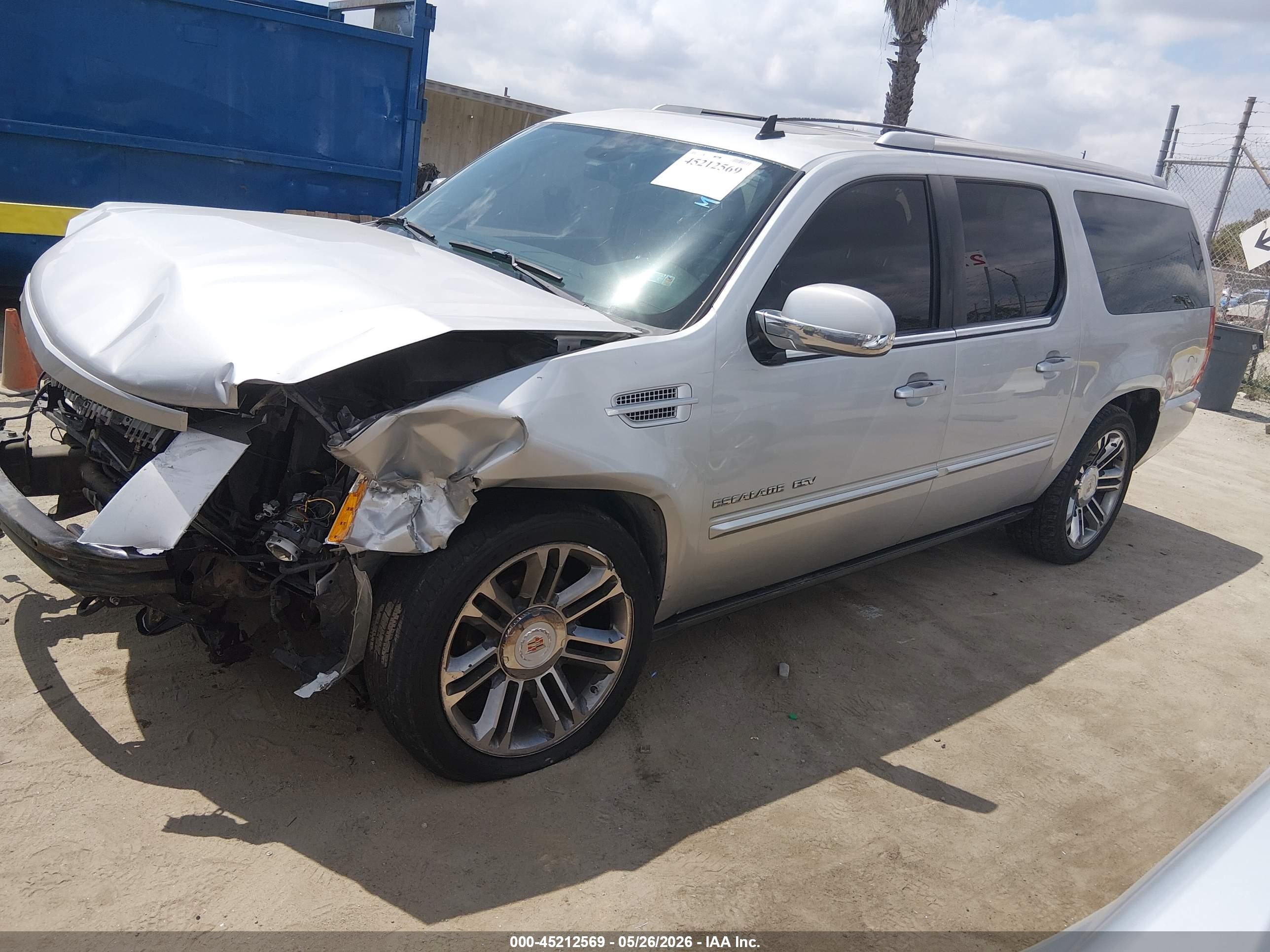 2013 Cadillac Escalade Esv Premium Серебряный vin: 1GYS3JEF3DR316362