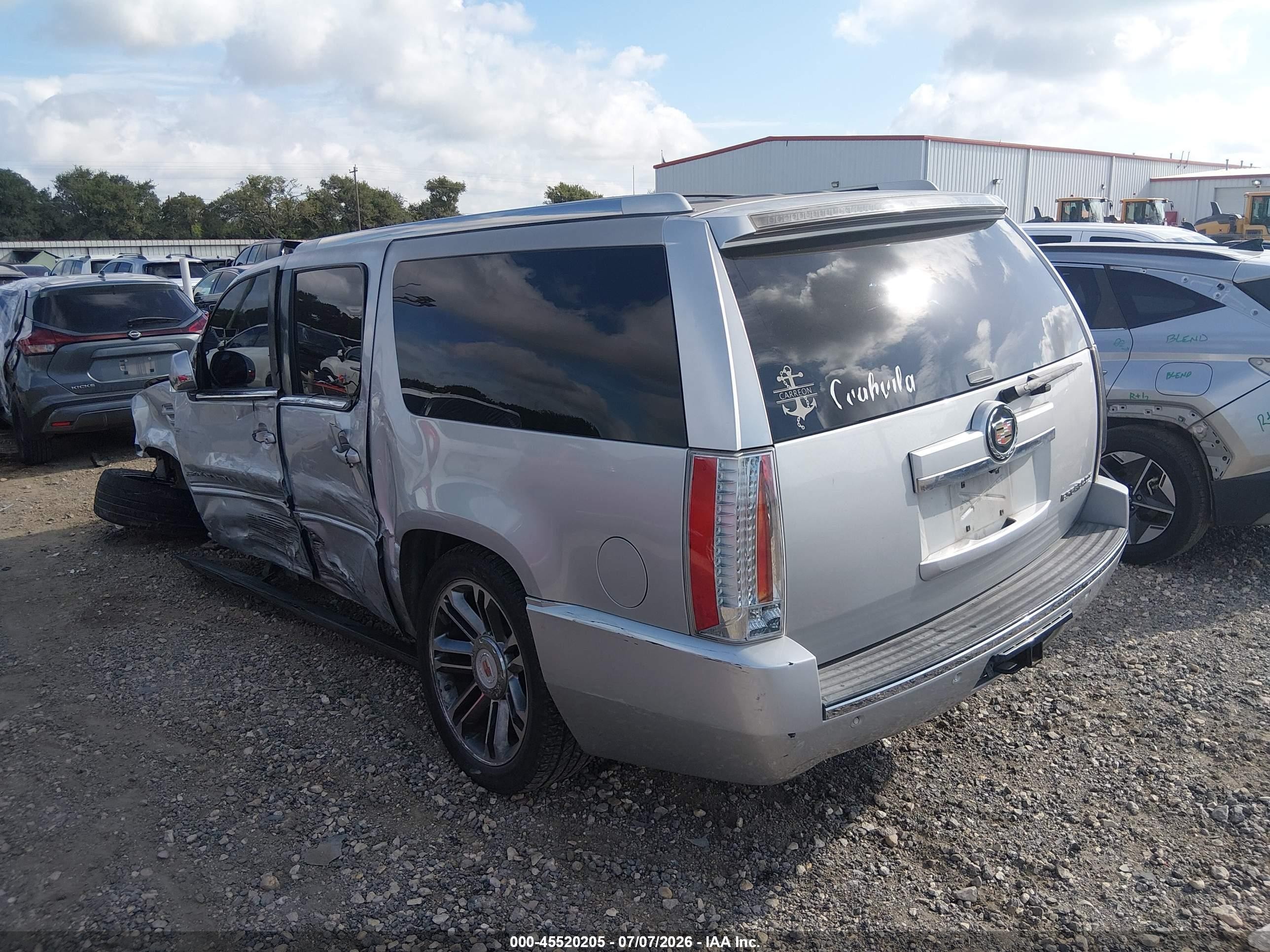 2013 Cadillac Escalade Esv Premium Серебряный vin: 1GYS3JEF7DR164909