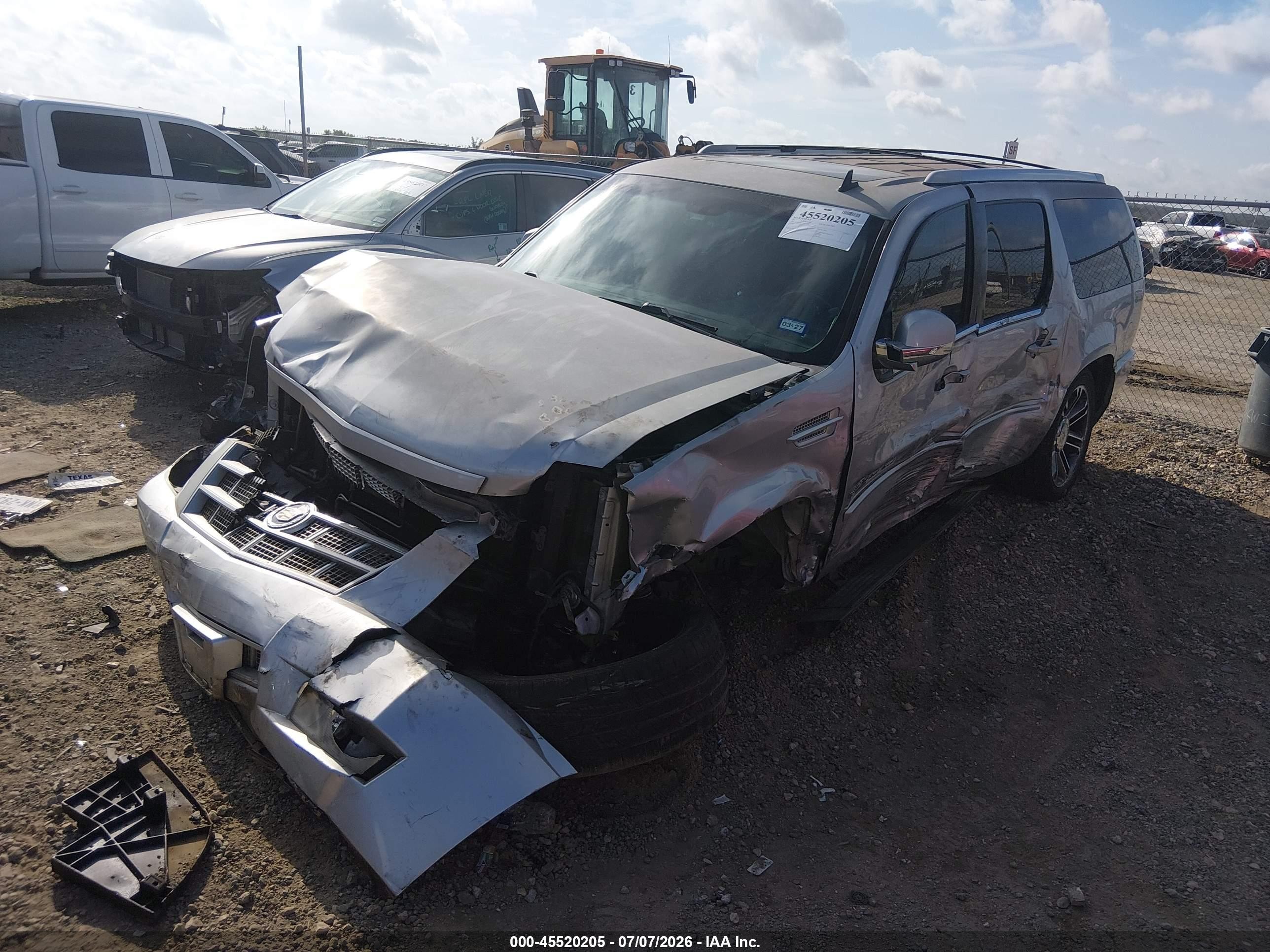 2013 Cadillac Escalade Esv Premium Серебряный vin: 1GYS3JEF7DR164909