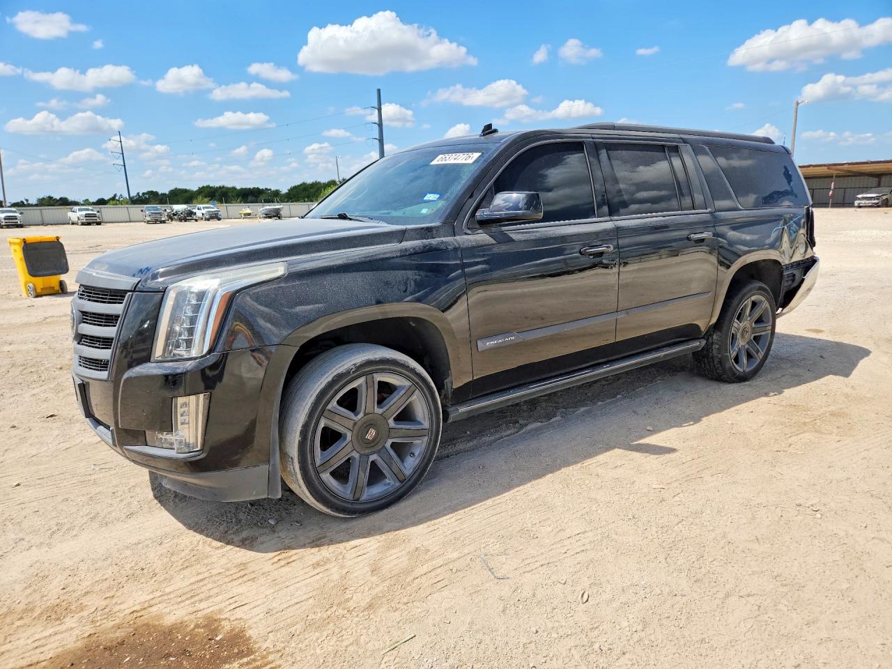 2015 Cadillac Escalade Esv Premium Черный vin: 1GYS3JKJ2FR238684