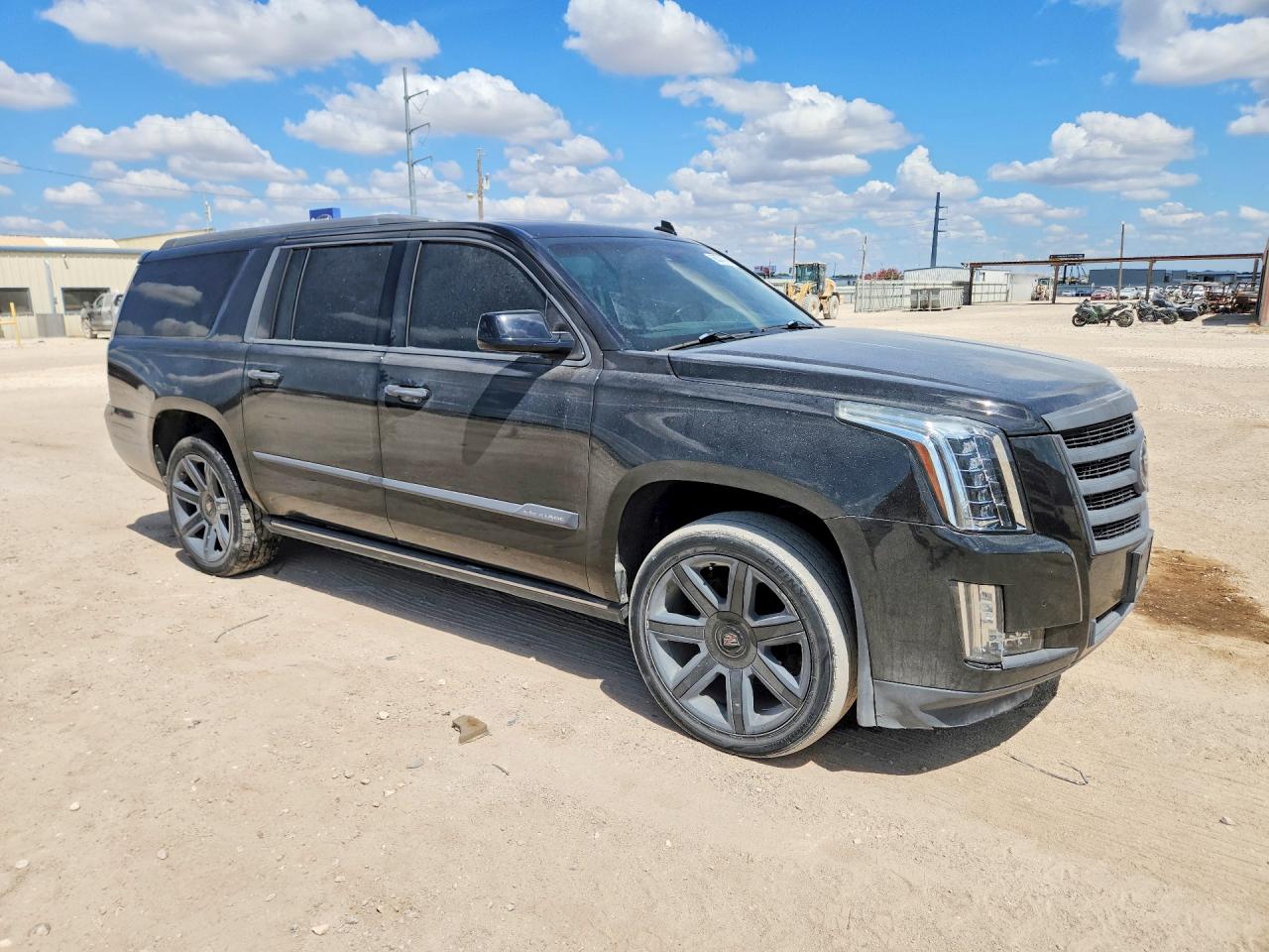 2015 Cadillac Escalade Esv Premium Черный vin: 1GYS3JKJ2FR238684