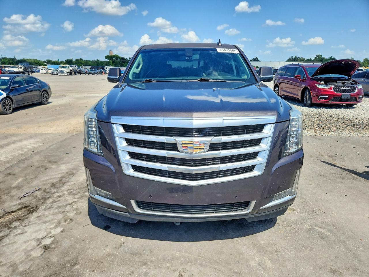 2015 Cadillac Escalade Серый vin: 1GYS3LKJ5FR608487
