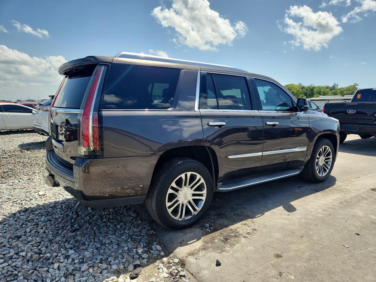 2015 Cadillac Escalade Серый vin: 1GYS3LKJ5FR608487