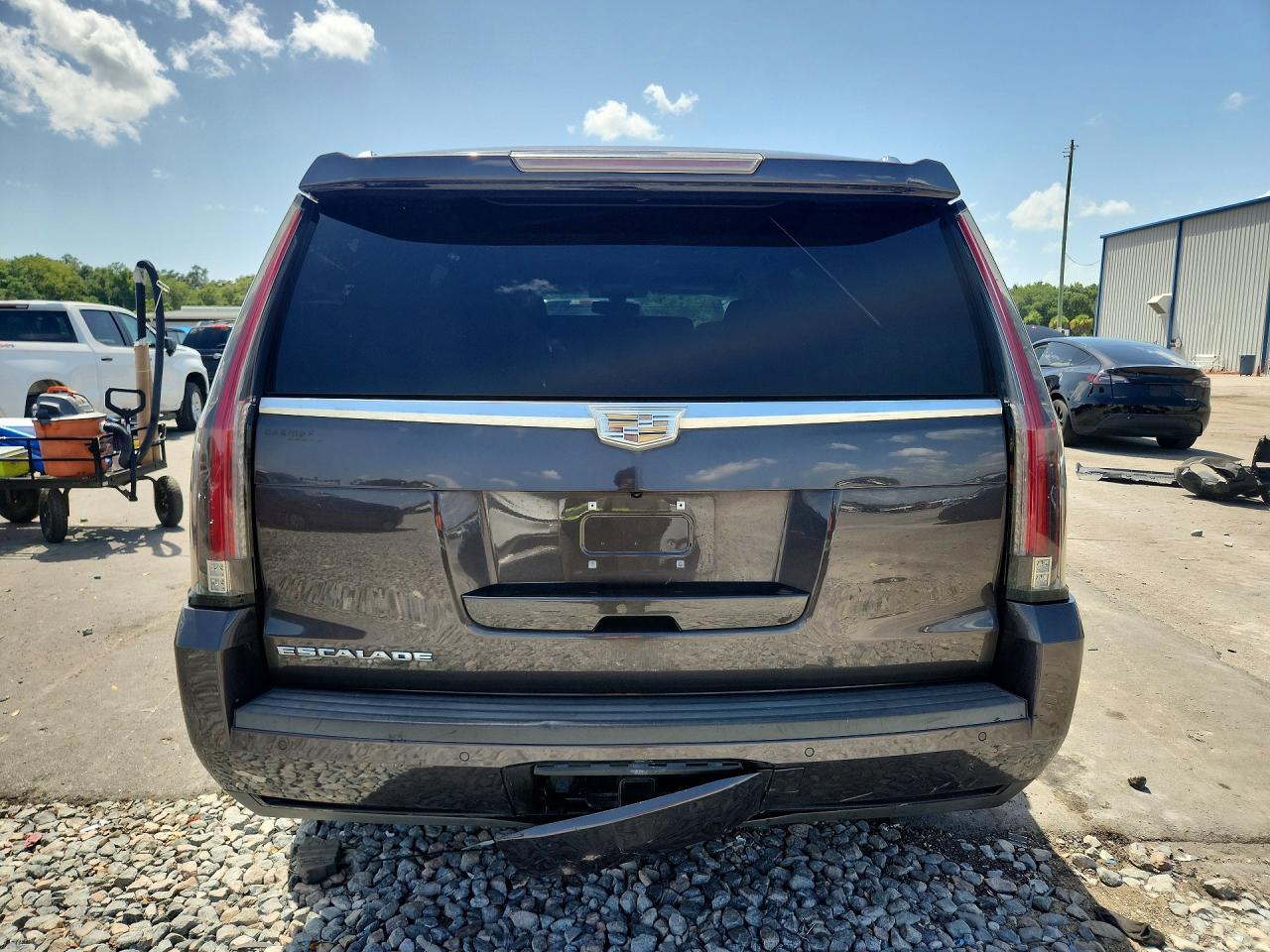 2015 Cadillac Escalade Серый vin: 1GYS3LKJ5FR608487