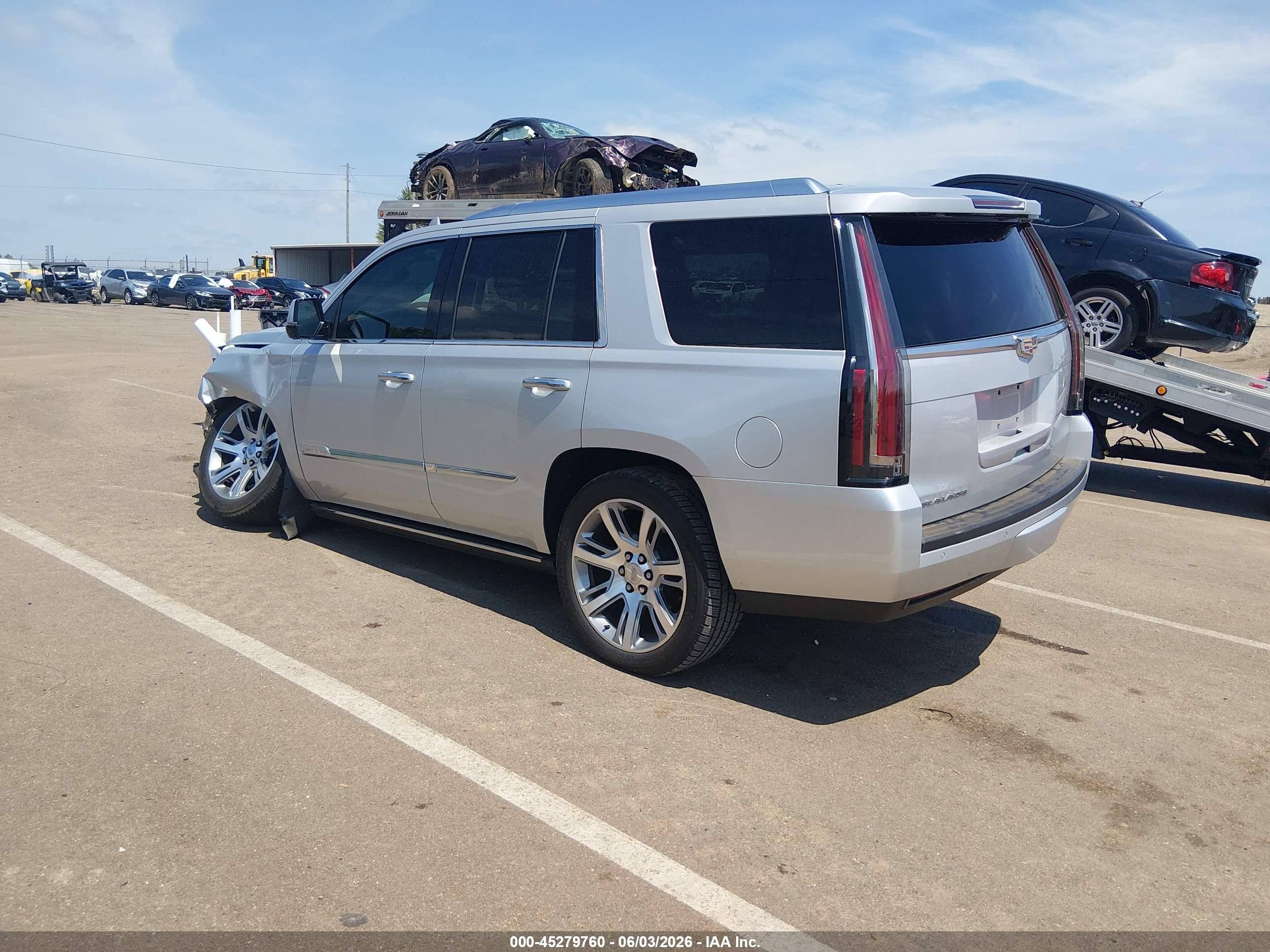 2015 Cadillac Escalade Premium Silver vin: 1GYS3NKJ2FR715153
