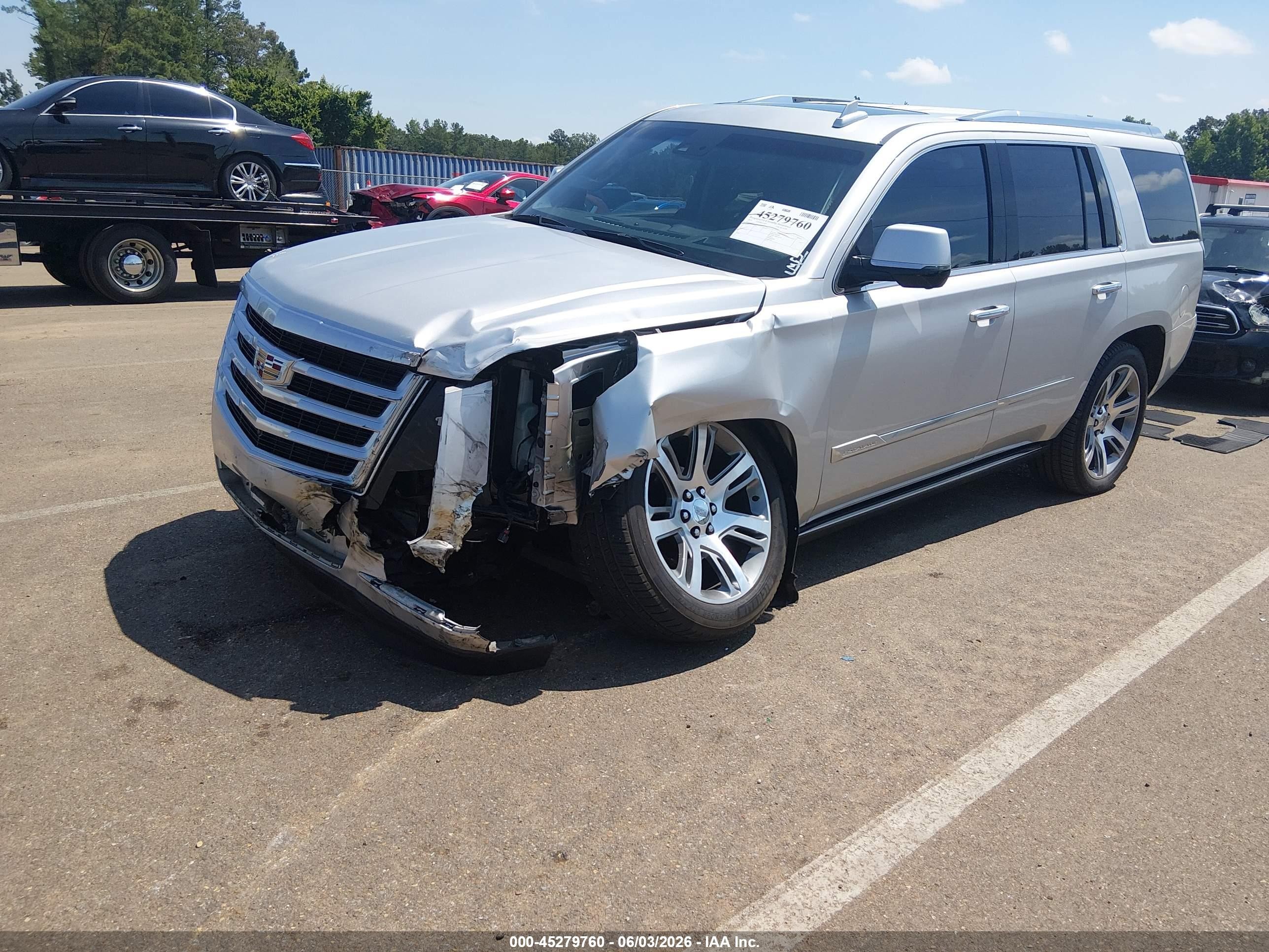2015 Cadillac Escalade Premium Silver vin: 1GYS3NKJ2FR715153