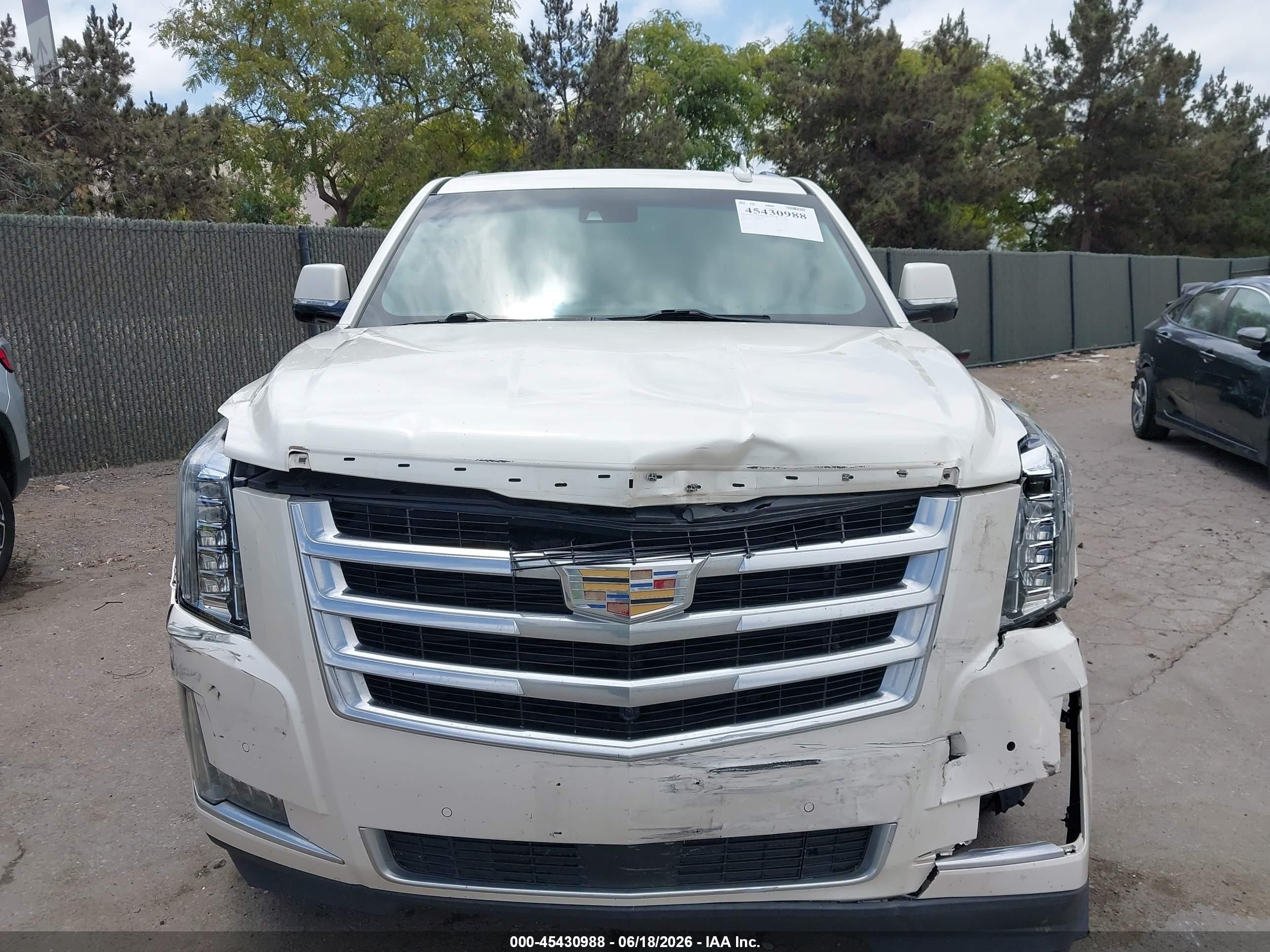 2015 Cadillac Escalade Premium Белый vin: 1GYS3NKJ4FR515634