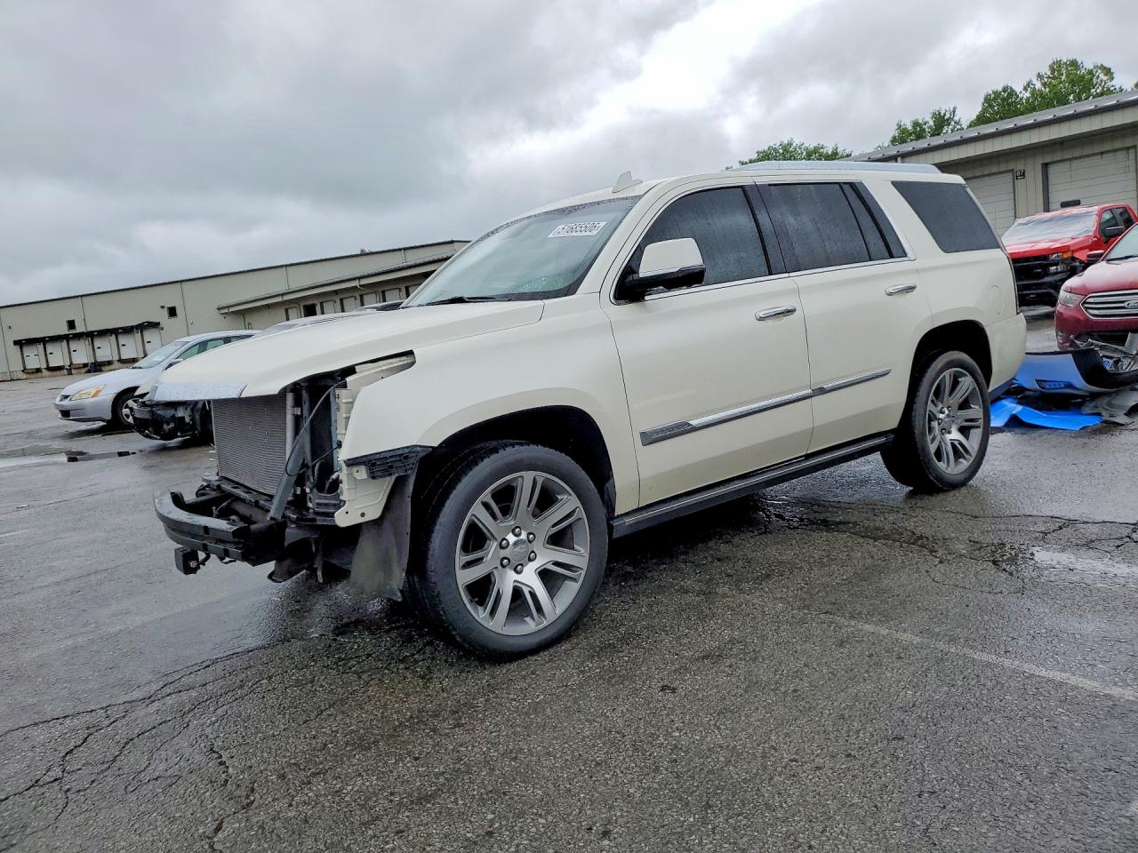 2015 Cadillac Escalade Premium White vin: 1GYS3NKJ4FR524513