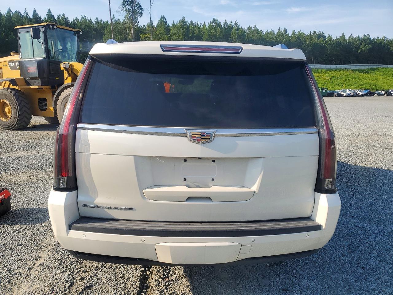 2015 Cadillac Escalade Esv Luxury White vin: 1GYS3SKJXFR673801