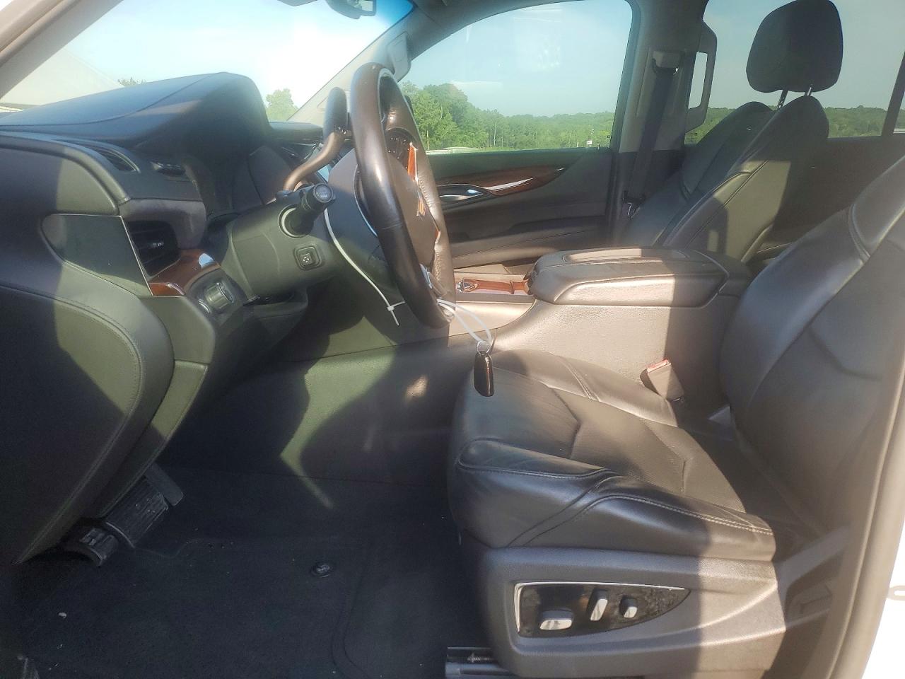 2015 Cadillac Escalade Esv Luxury White vin: 1GYS3SKJXFR673801
