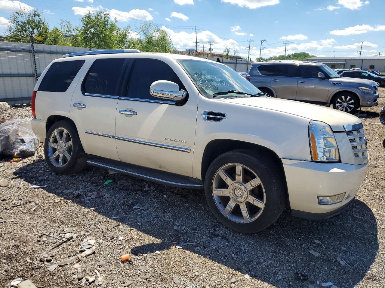 2011 Cadillac Escalade White vin: 1GYS4AEF6BR329925