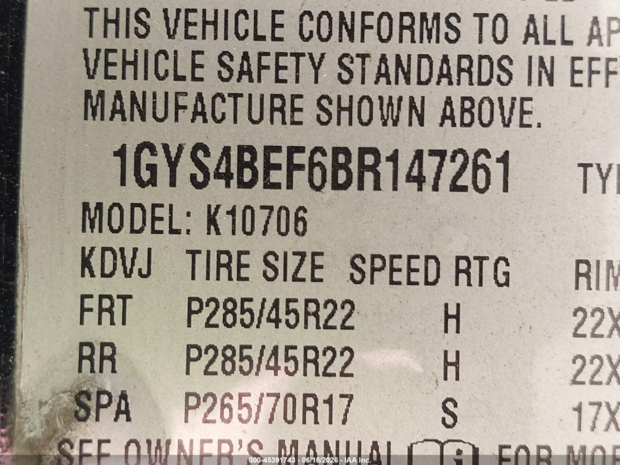 2011 Cadillac Escalade Luxury Gray vin: 1GYS4BEF6BR147261