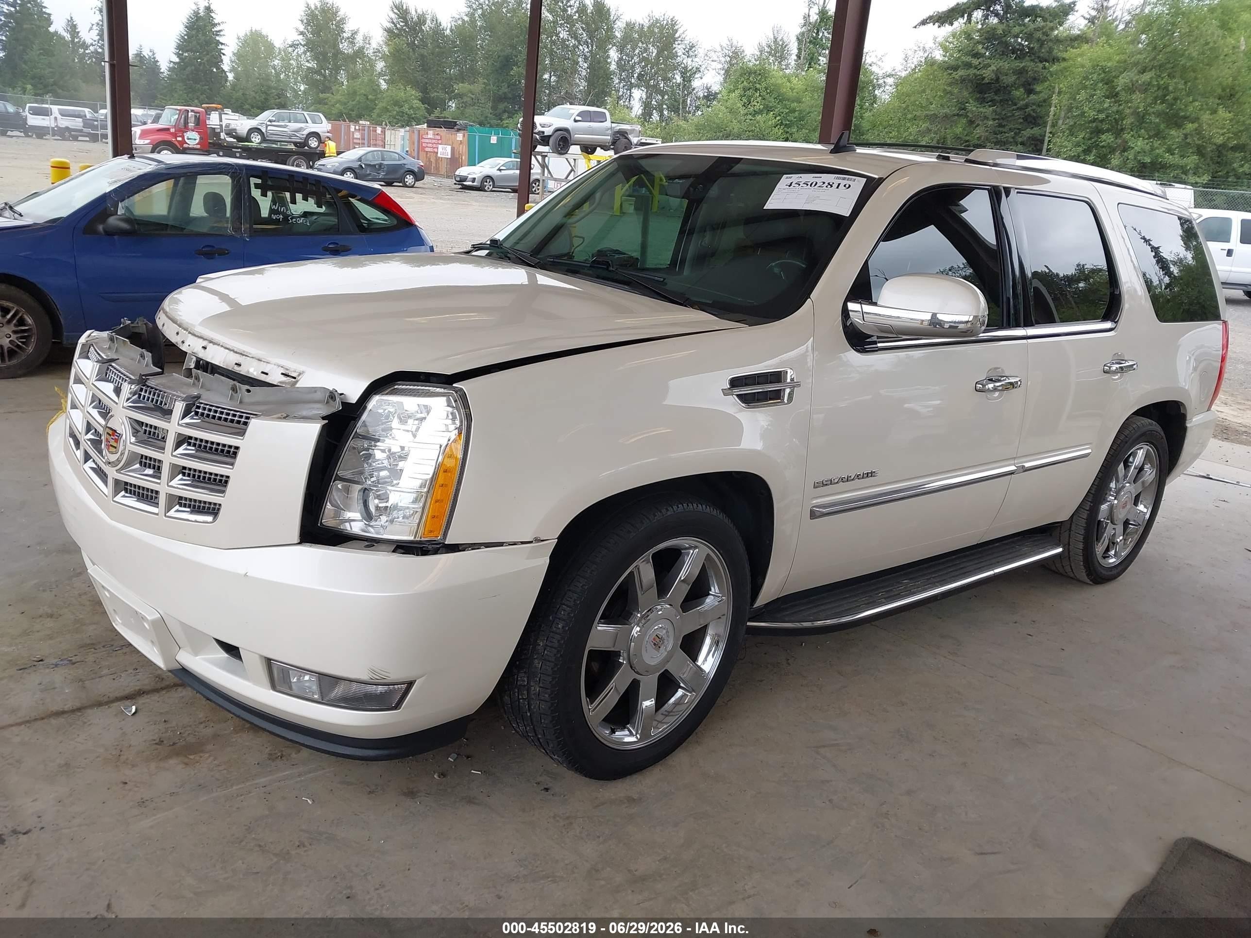 2013 Cadillac Escalade Luxury White vin: 1GYS4BEF6DR281187
