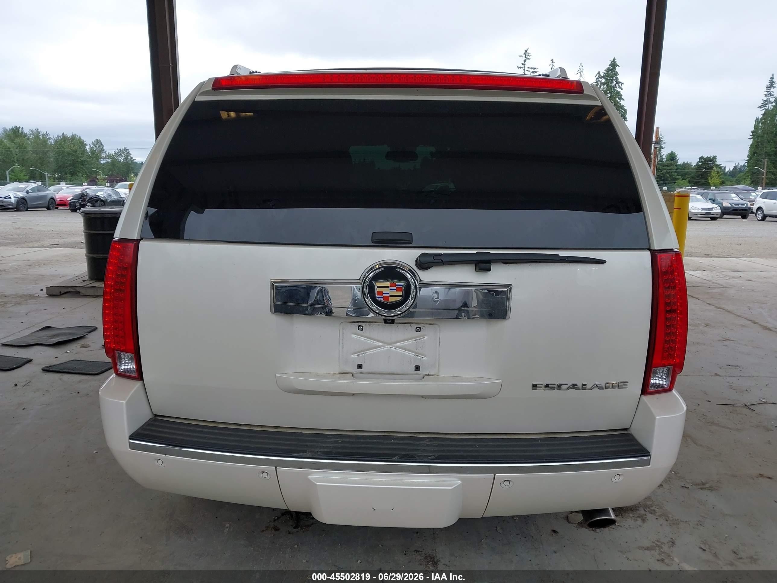 2013 Cadillac Escalade Luxury White vin: 1GYS4BEF6DR281187