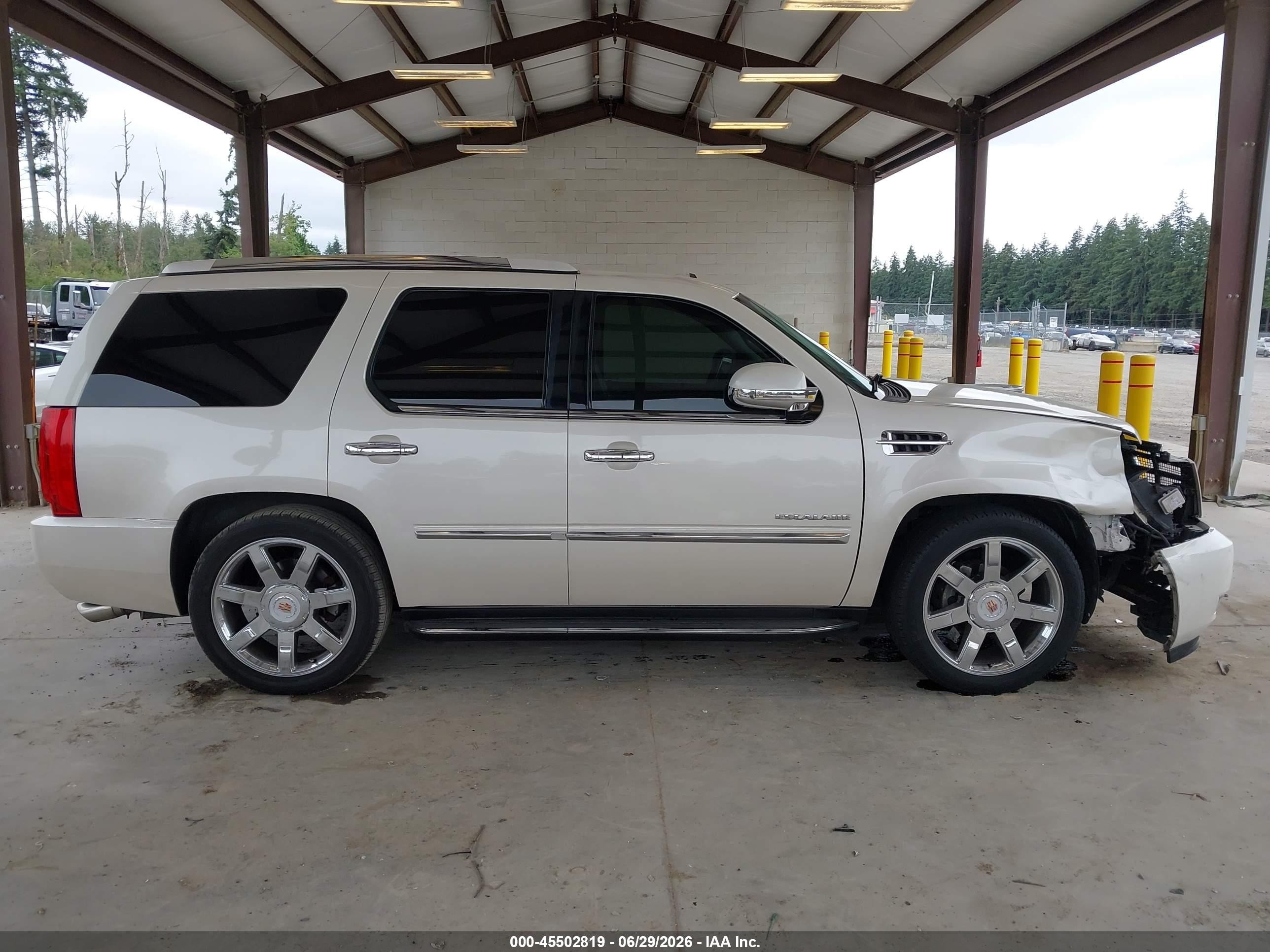 2013 Cadillac Escalade Luxury White vin: 1GYS4BEF6DR281187
