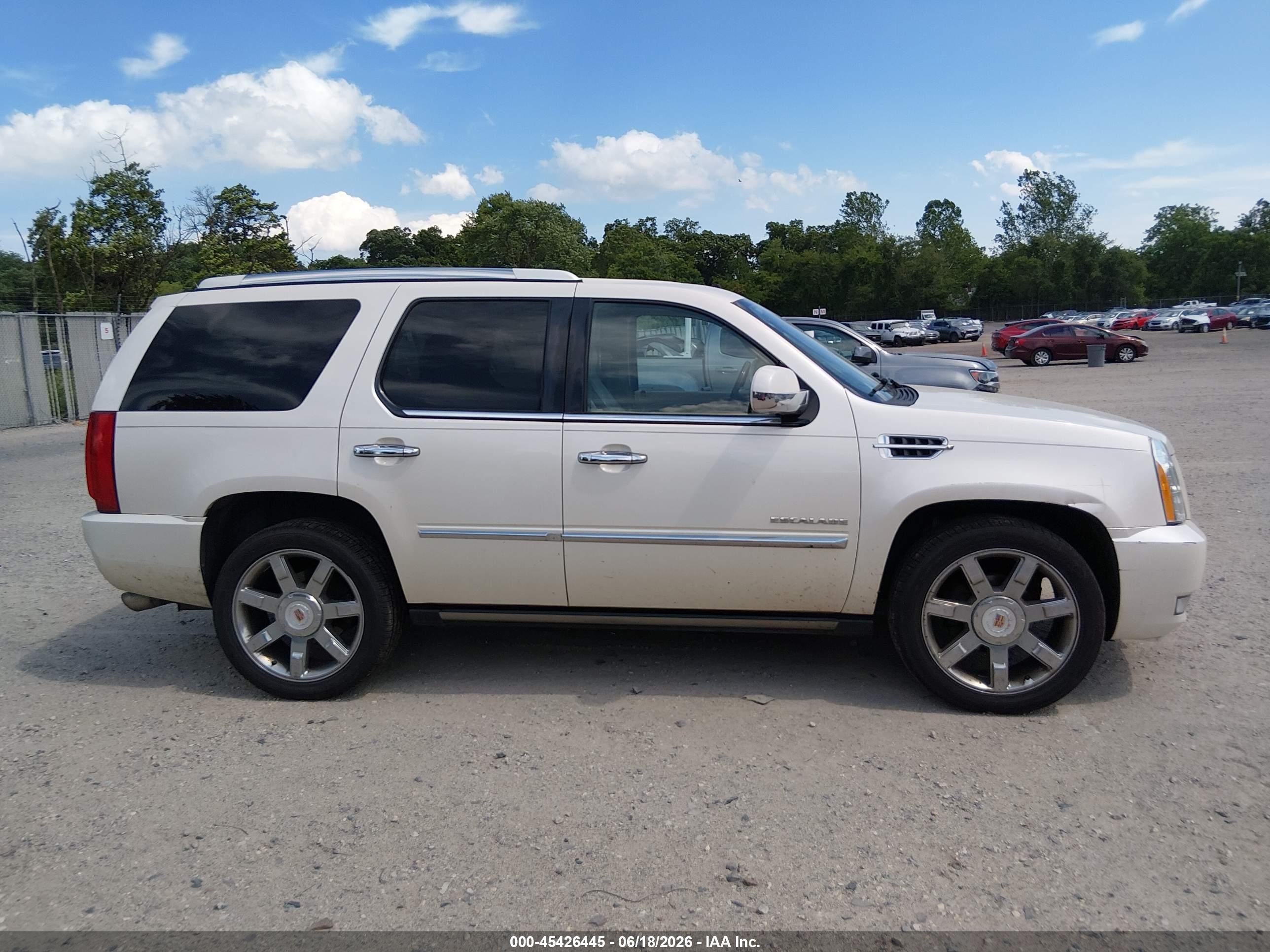 2013 Cadillac Escalade Luxury White vin: 1GYS4BEF9DR144986