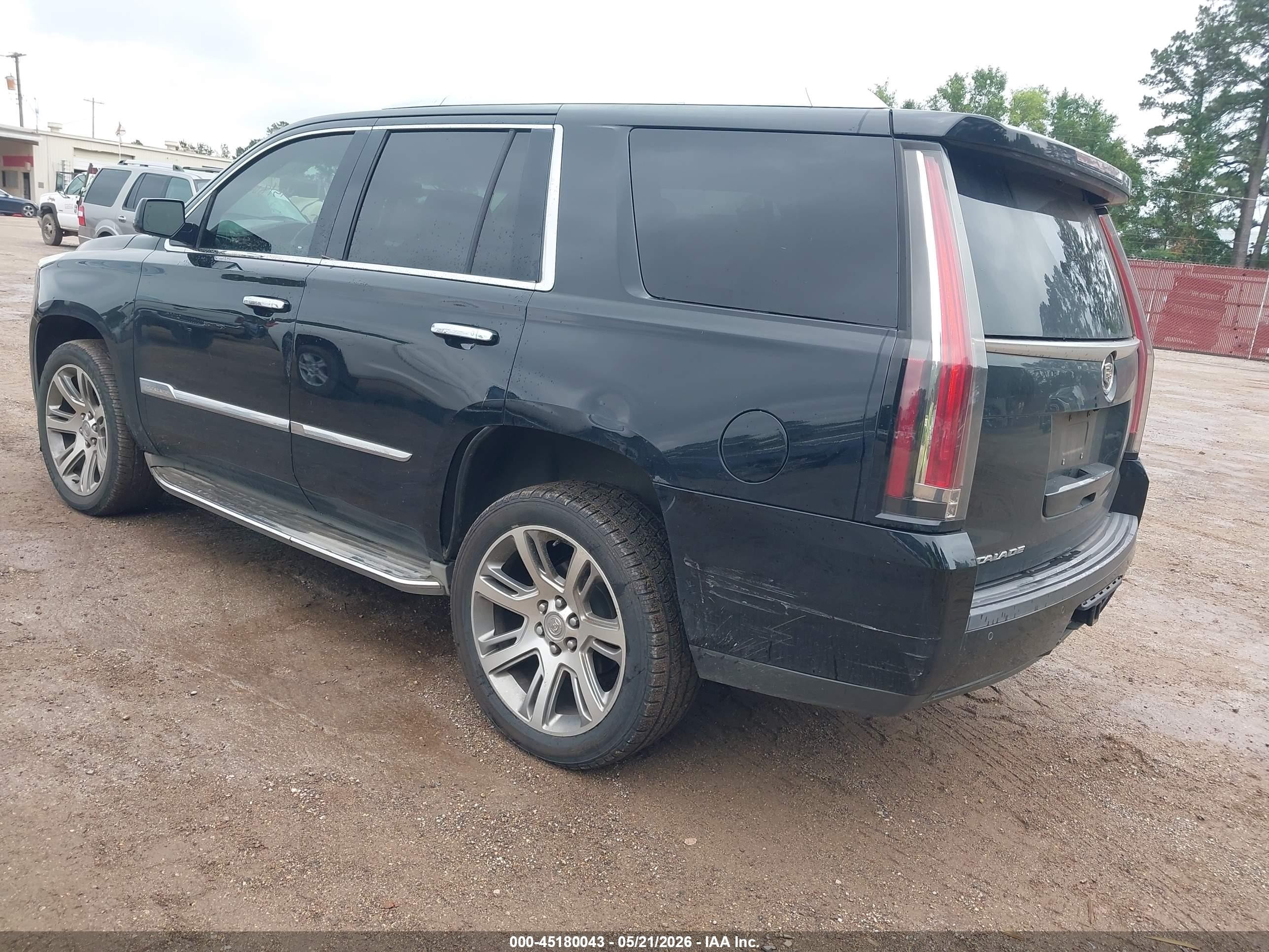 2015 Cadillac Escalade Luxury Black vin: 1GYS4BKJ0FR163941