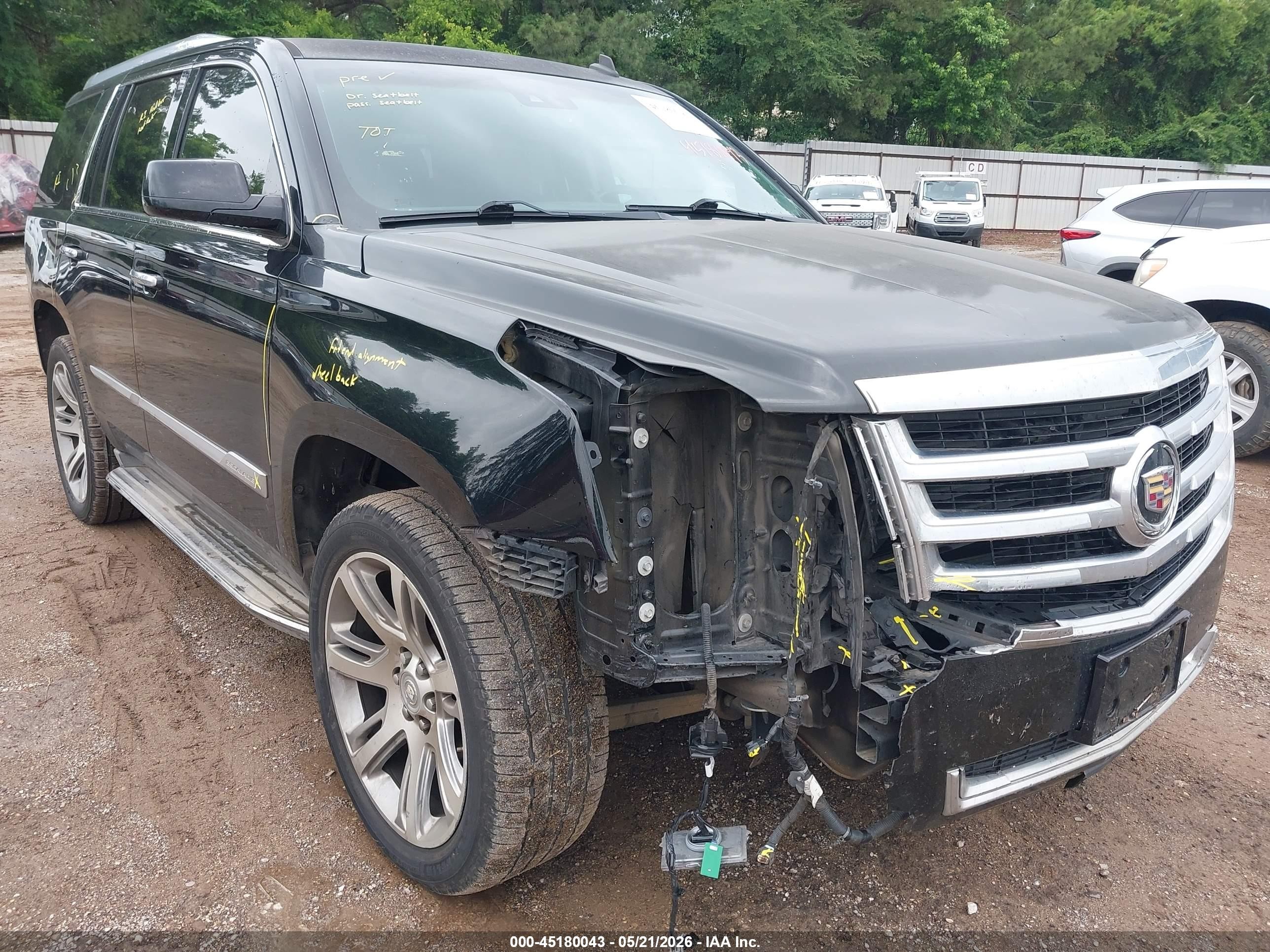 2015 Cadillac Escalade Luxury Black vin: 1GYS4BKJ0FR163941