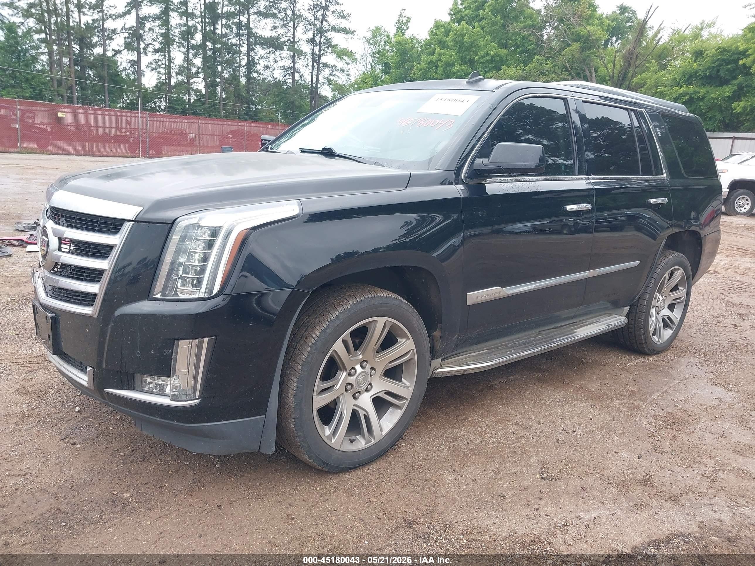 2015 Cadillac Escalade Luxury Black vin: 1GYS4BKJ0FR163941