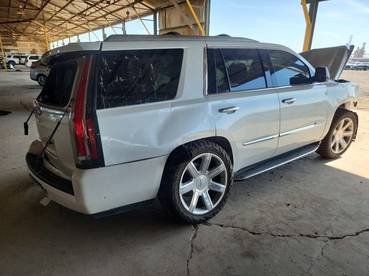 2017 Cadillac Escalade Luxury Белый vin: 1GYS4BKJ0HR363446