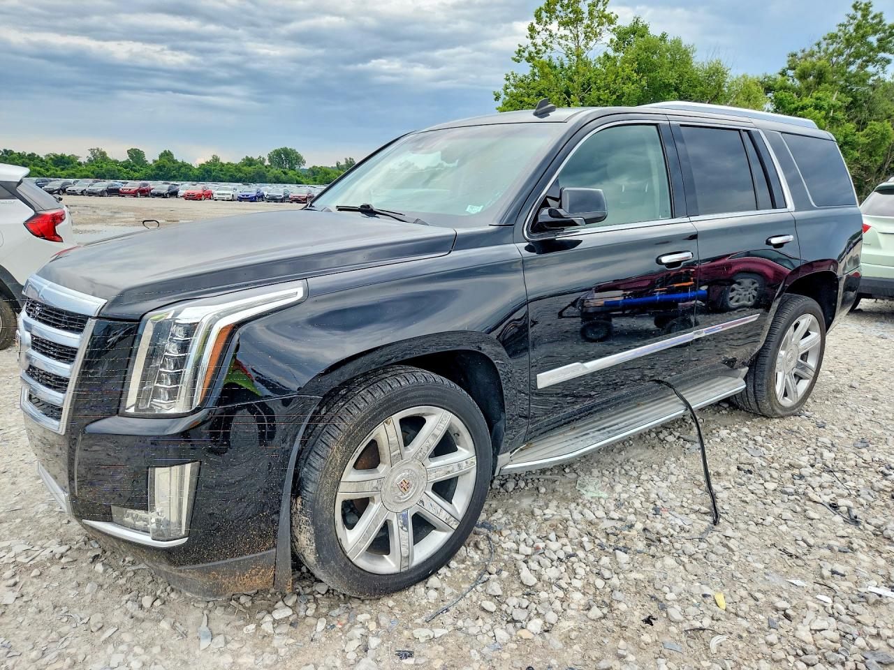 2015 Cadillac Escalade Luxury Черный vin: 1GYS4BKJ3FR267159