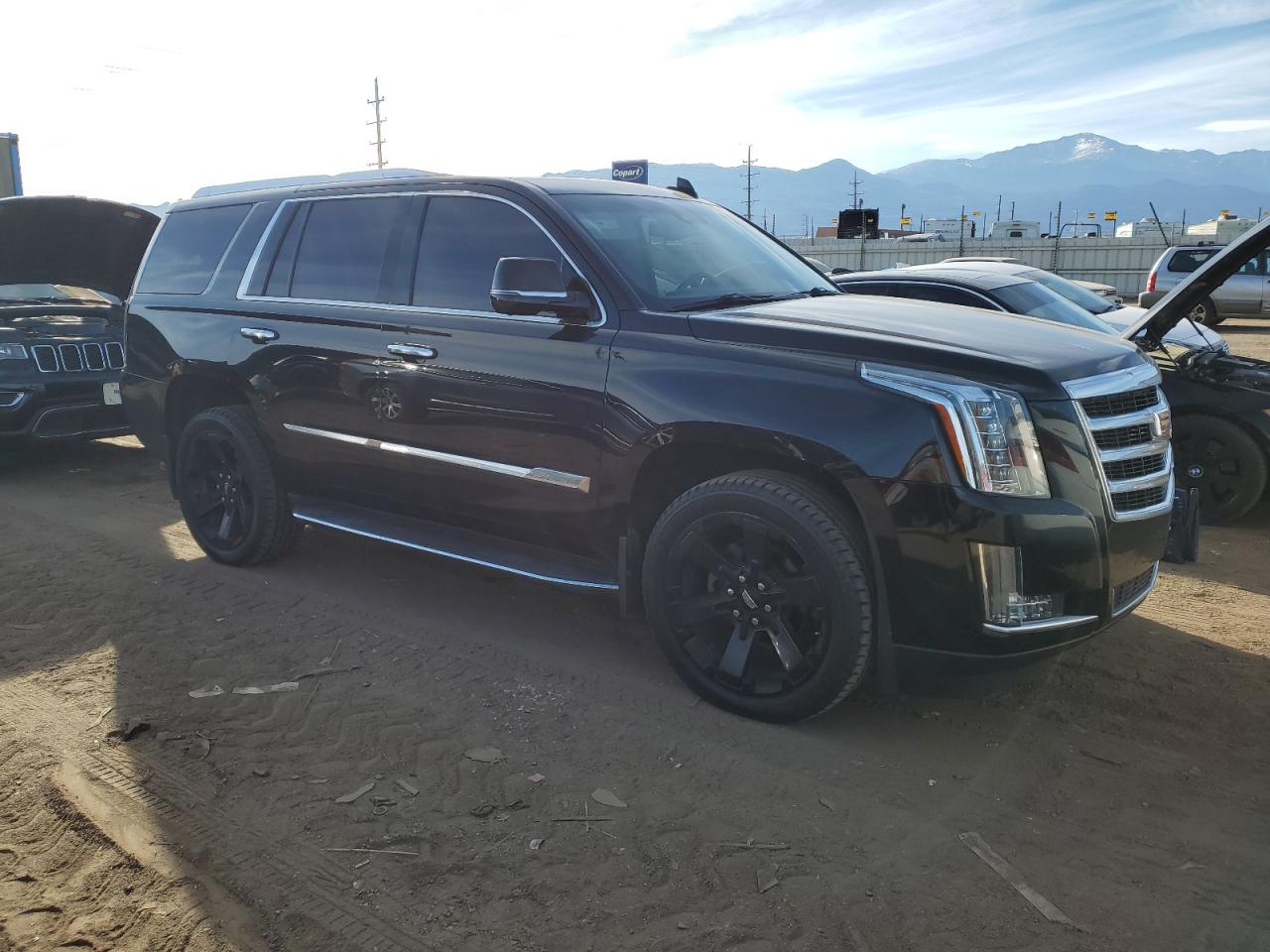 2016 Cadillac Escalade Luxury Black vin: 1GYS4BKJ7GR480794