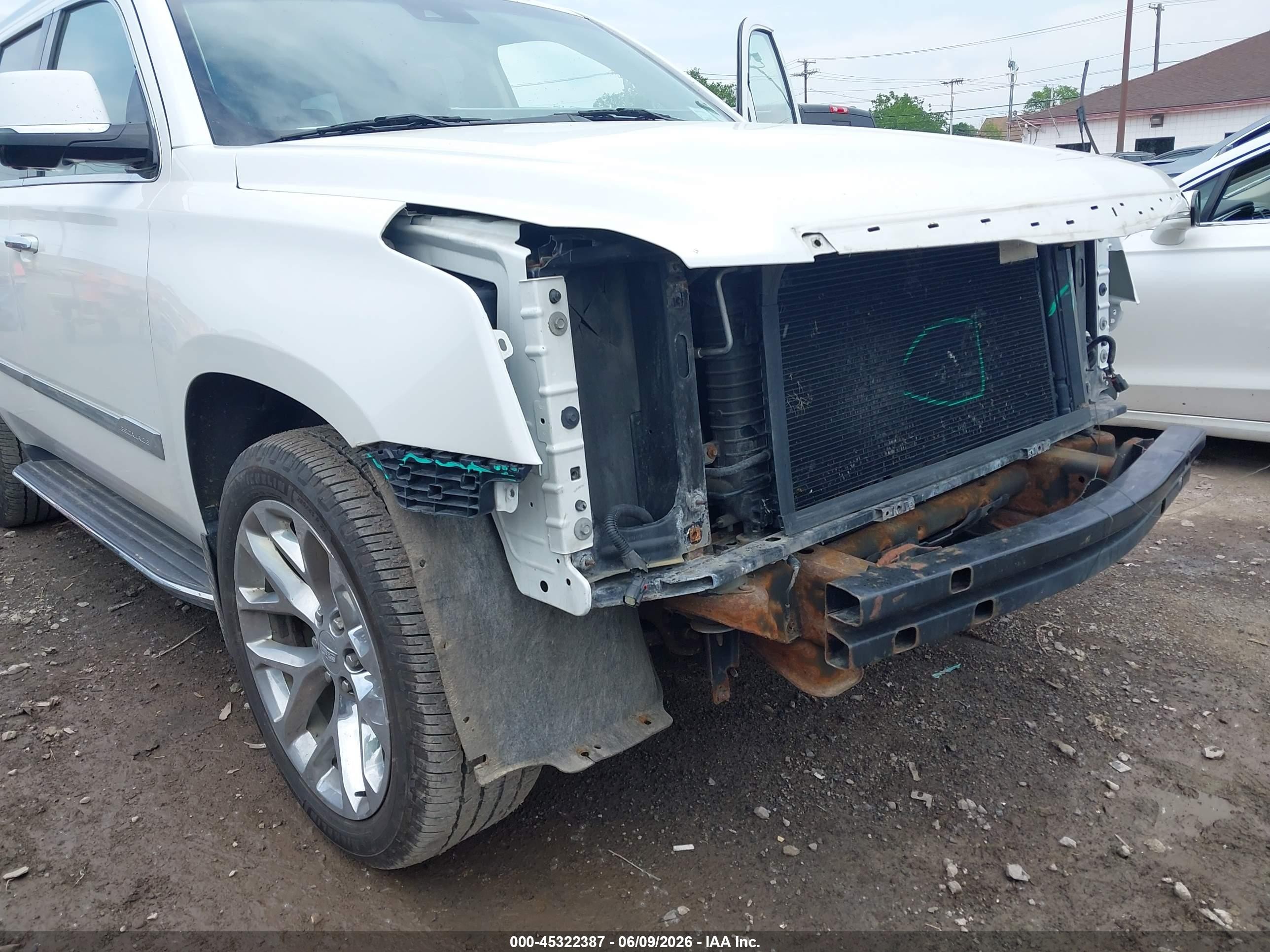 2019 Cadillac Escalade Luxury White vin: 1GYS4BKJ7KR260080