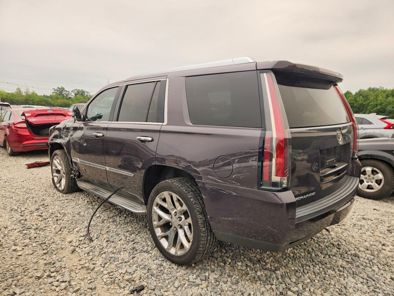 2015 Cadillac Escalade Luxury Burgundy vin: 1GYS4BKJ9FR176896