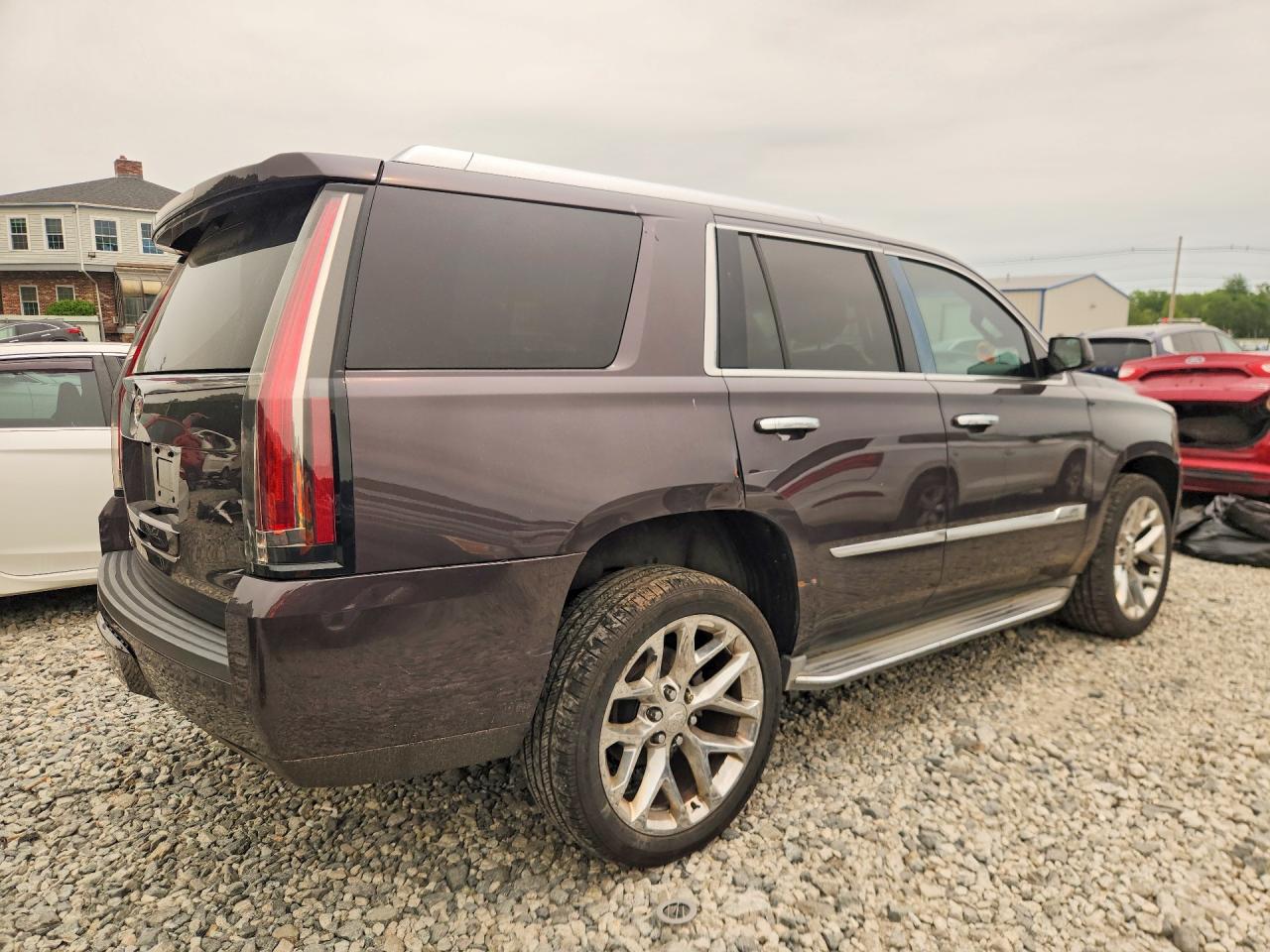 2015 Cadillac Escalade Luxury Burgundy vin: 1GYS4BKJ9FR176896