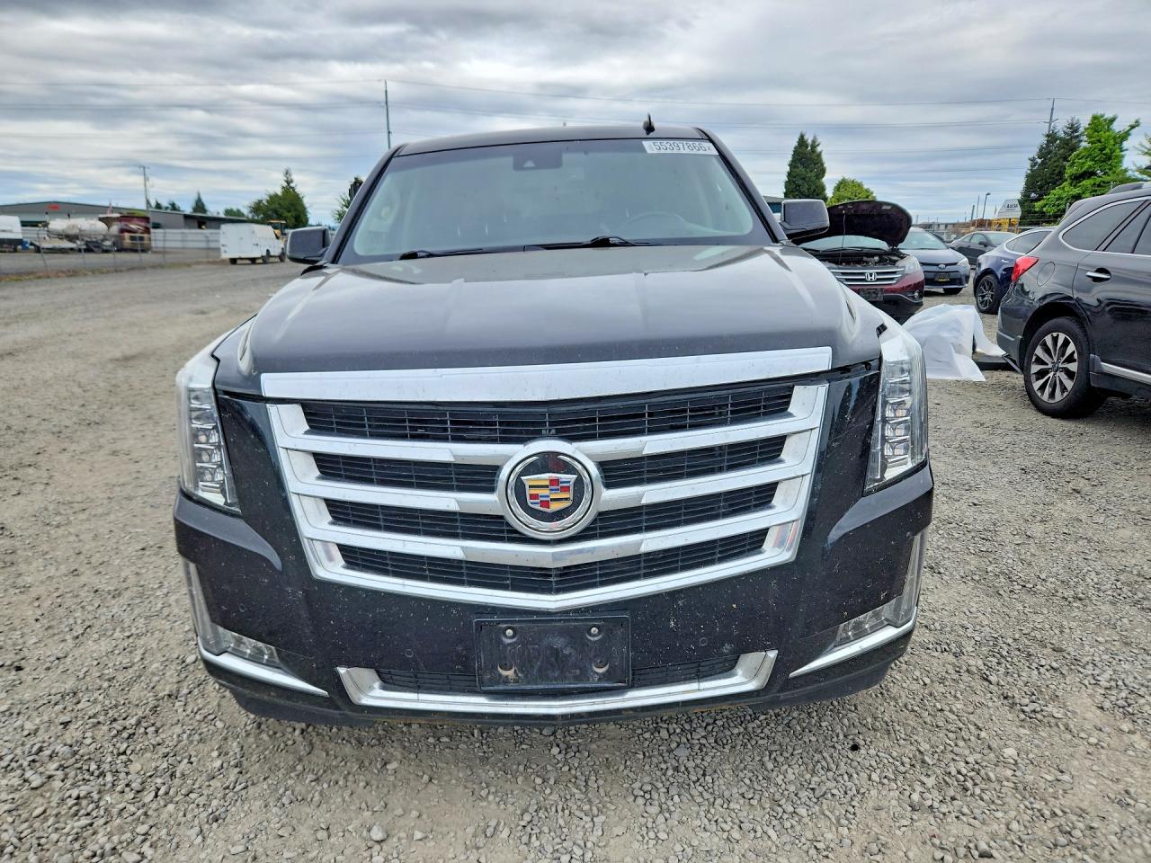 2015 Cadillac Escalade Luxury Черный vin: 1GYS4BKJ9FR227104