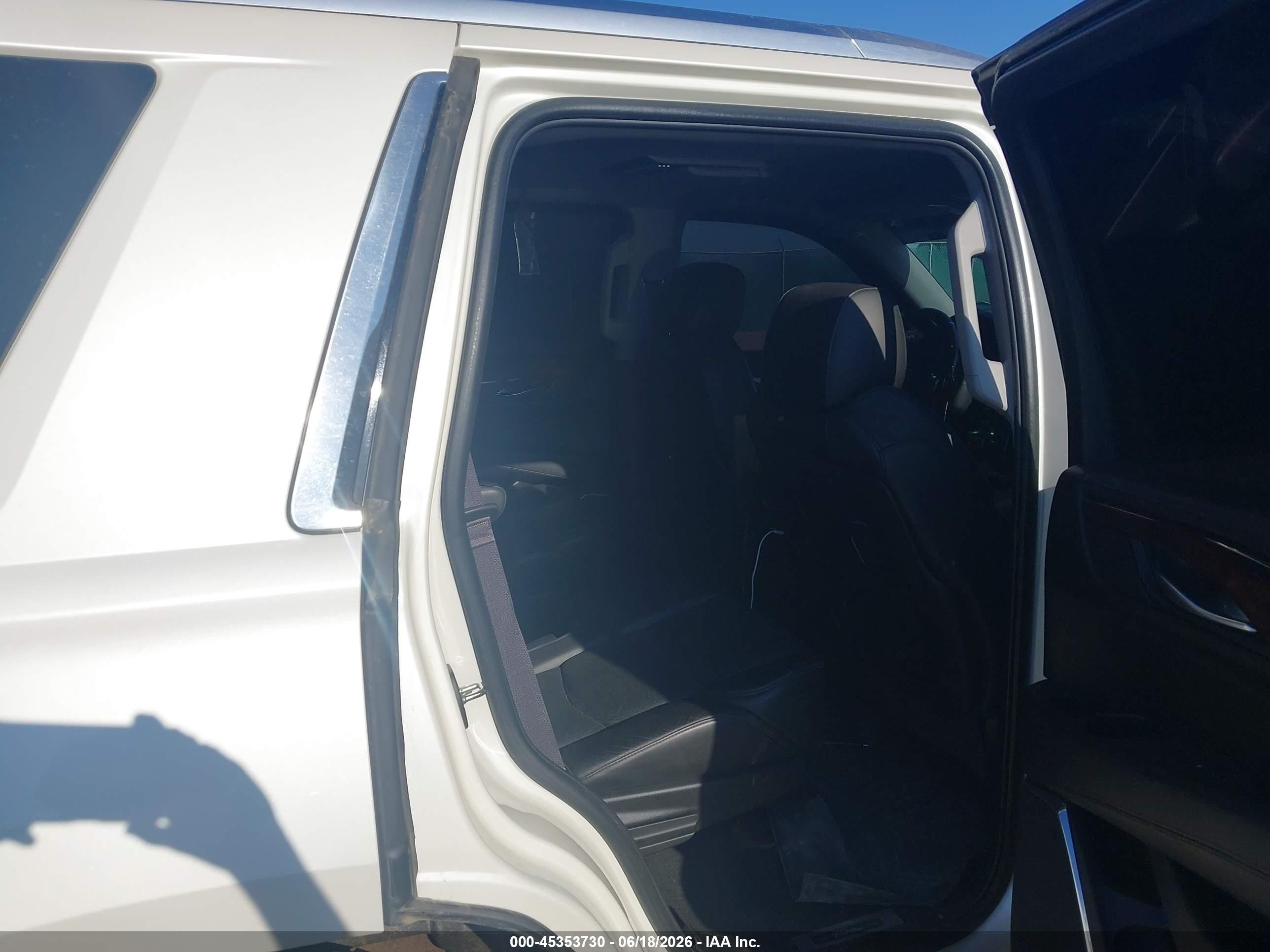 2015 Cadillac Escalade Luxury White vin: 1GYS4BKJXFR286078